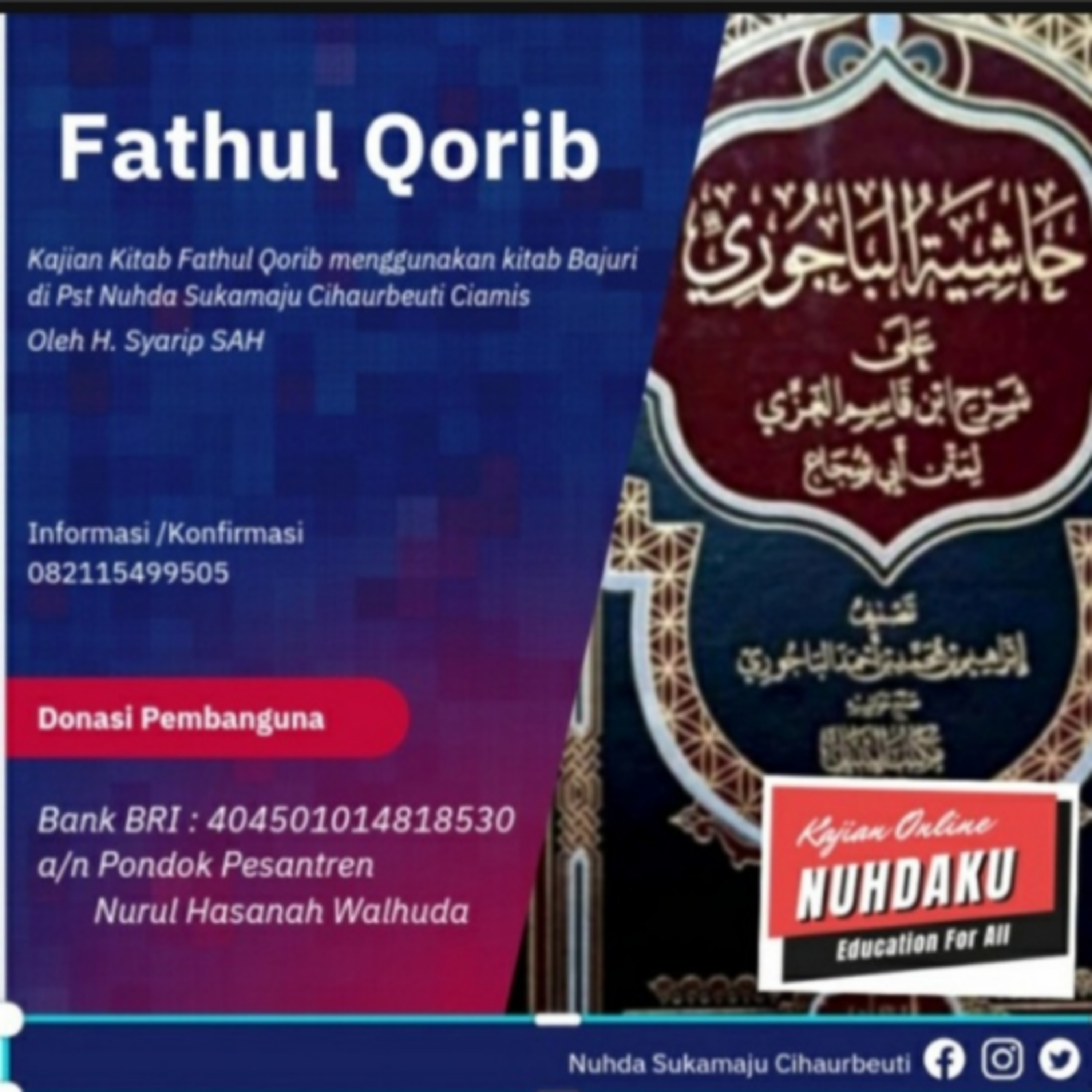 Bajuri #14 Bagian:1 Pembatalan Wudhu H.1/68