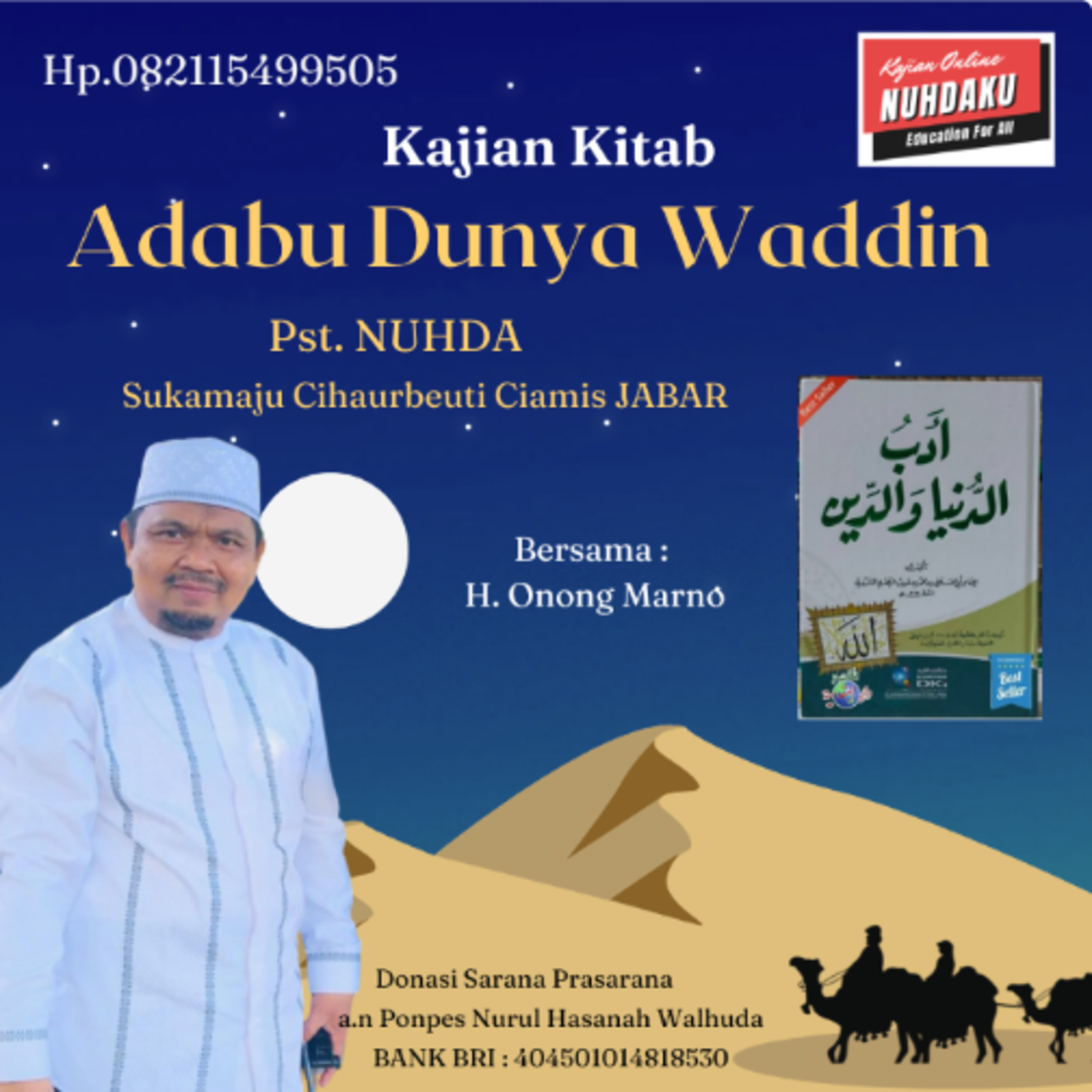 Adabud Dunya Waddin #28 Adab Pelajar; Santun, Merendahkan Diri, Mengikuti Prilaku Ulama H.75