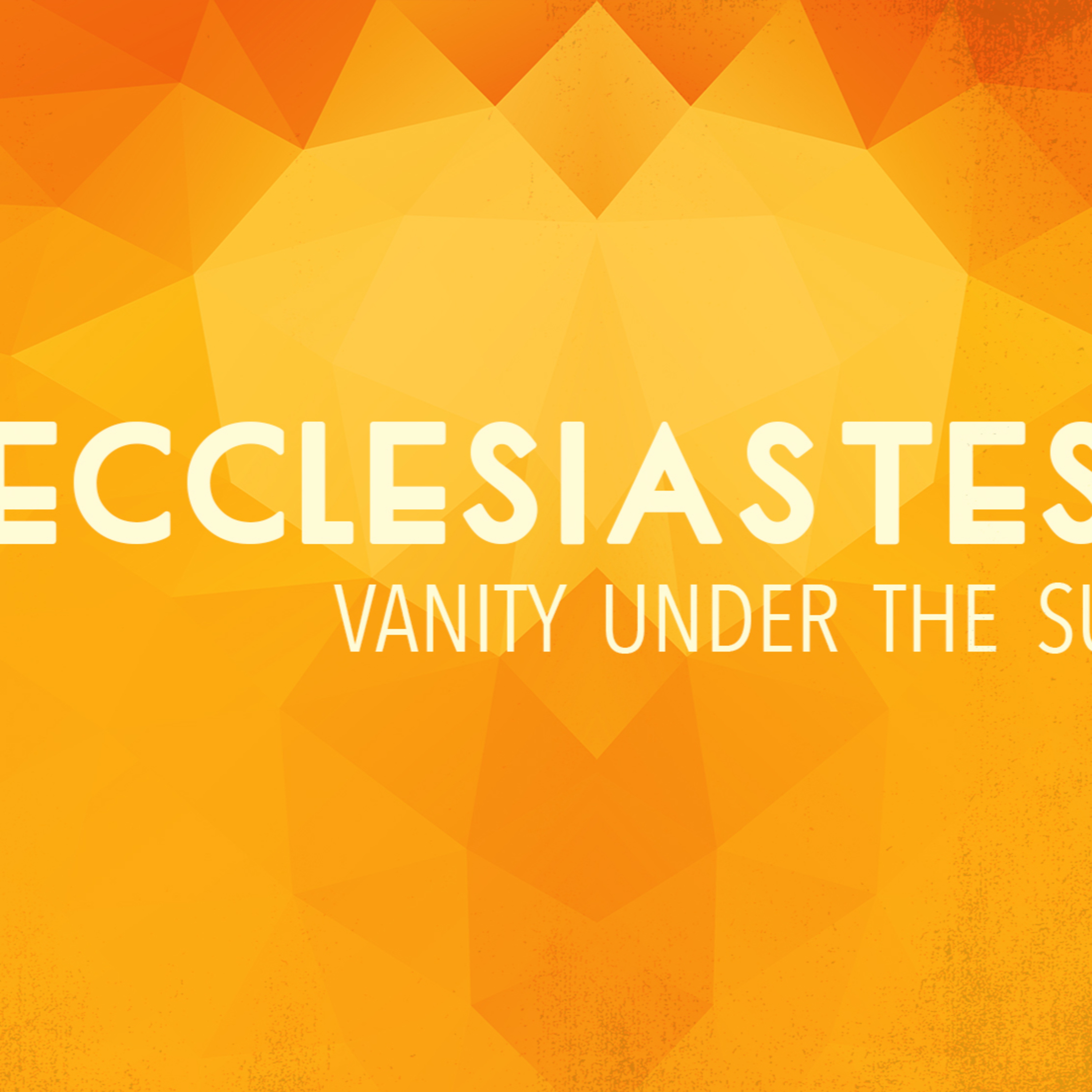 The Vanity of Wealth Under the Sun | Ecclesiastes 5:8-20 episode artwork