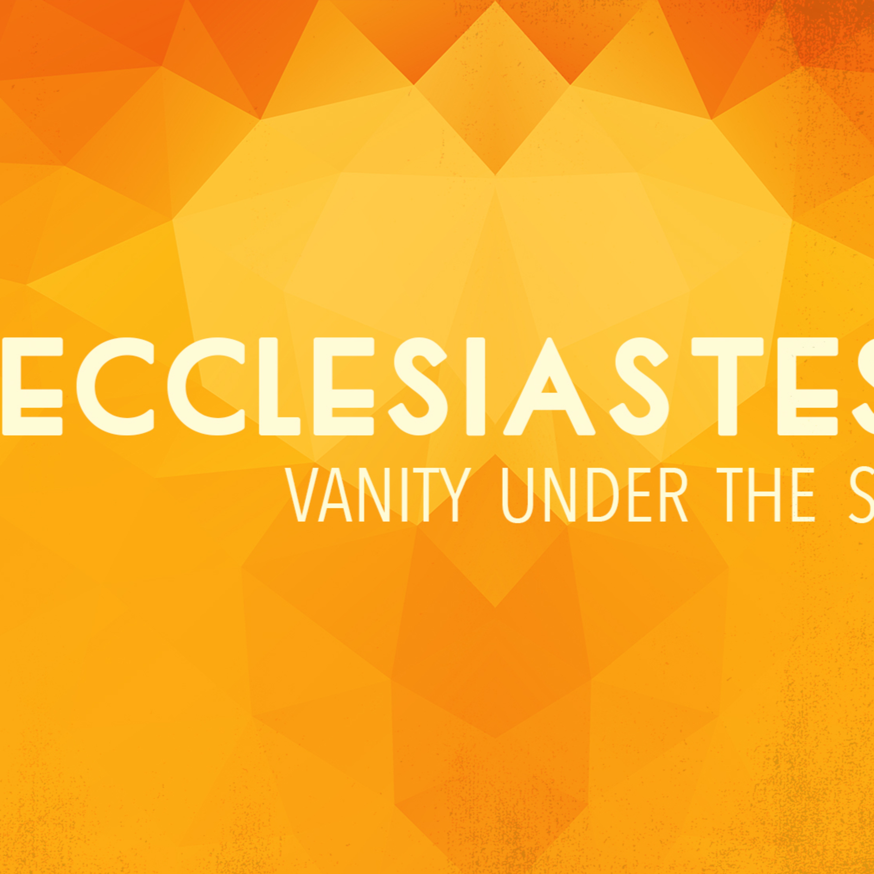 The Vanity of Understanding Under the Sun | Ecclesiastes 7:25-29 episode artwork