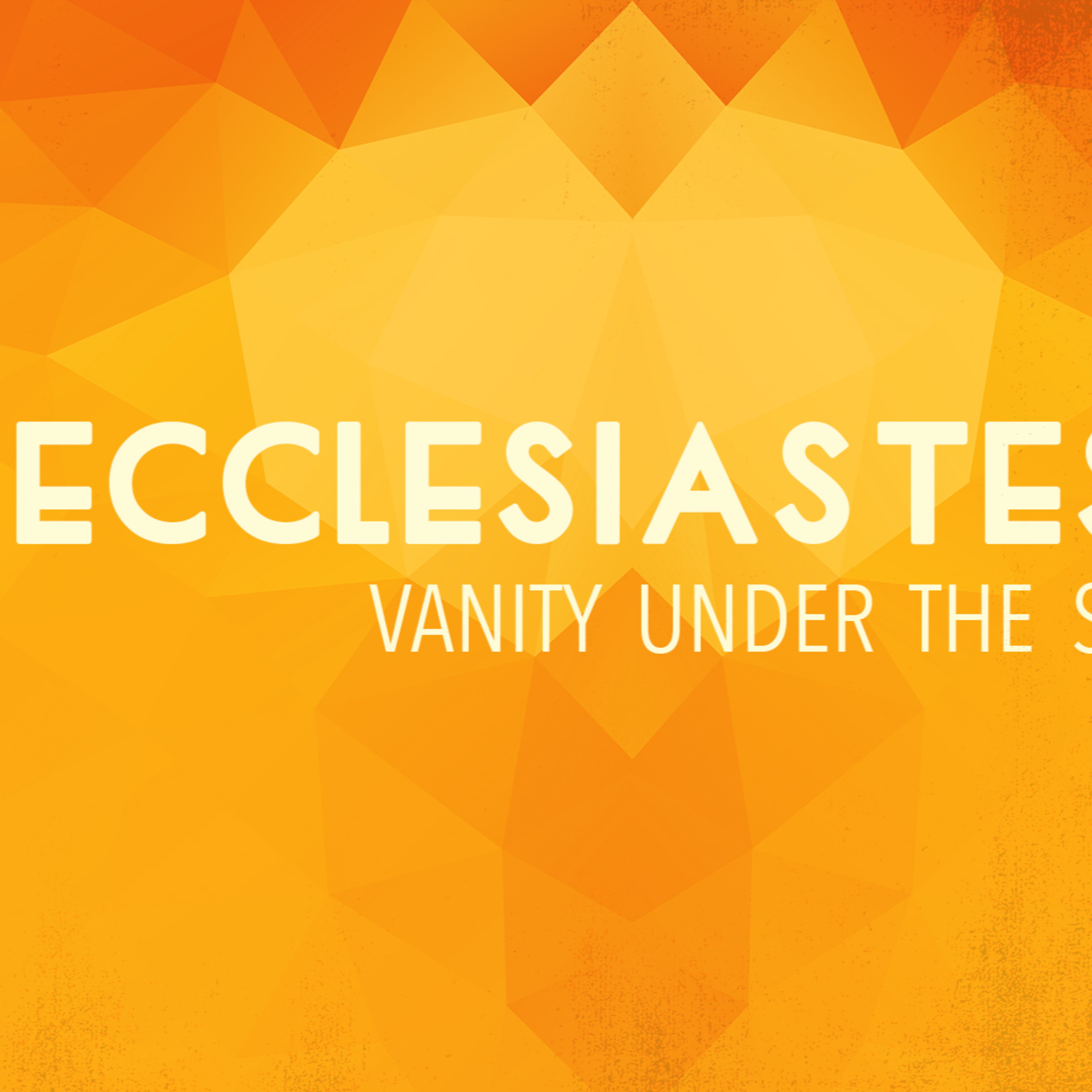 The Vanity of Disobedience Under the Sun | Ecclesiastes 12:13-14 episode artwork