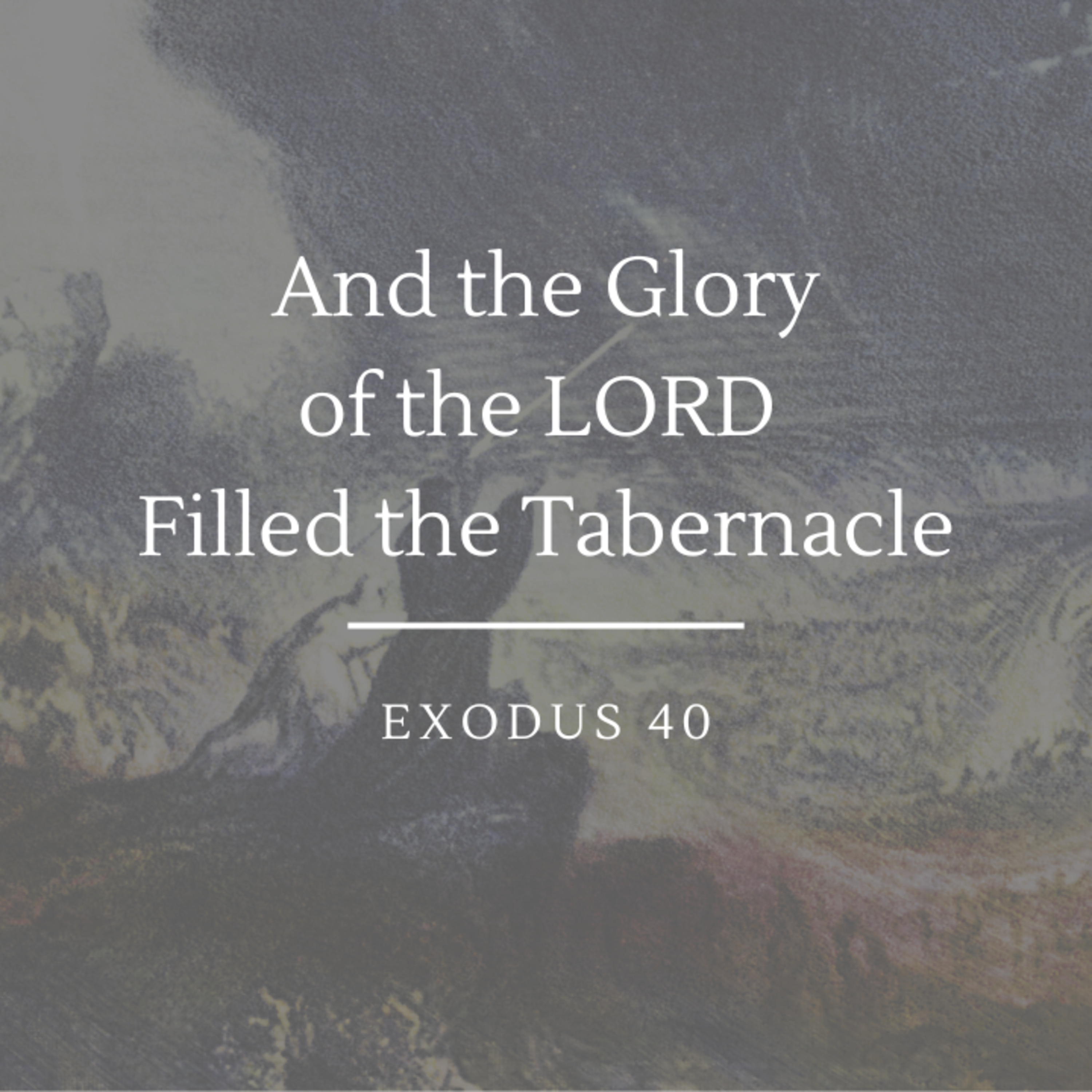 And the Glory of the LORD Filled the Tabernacle | Exodus 40 episode artwork