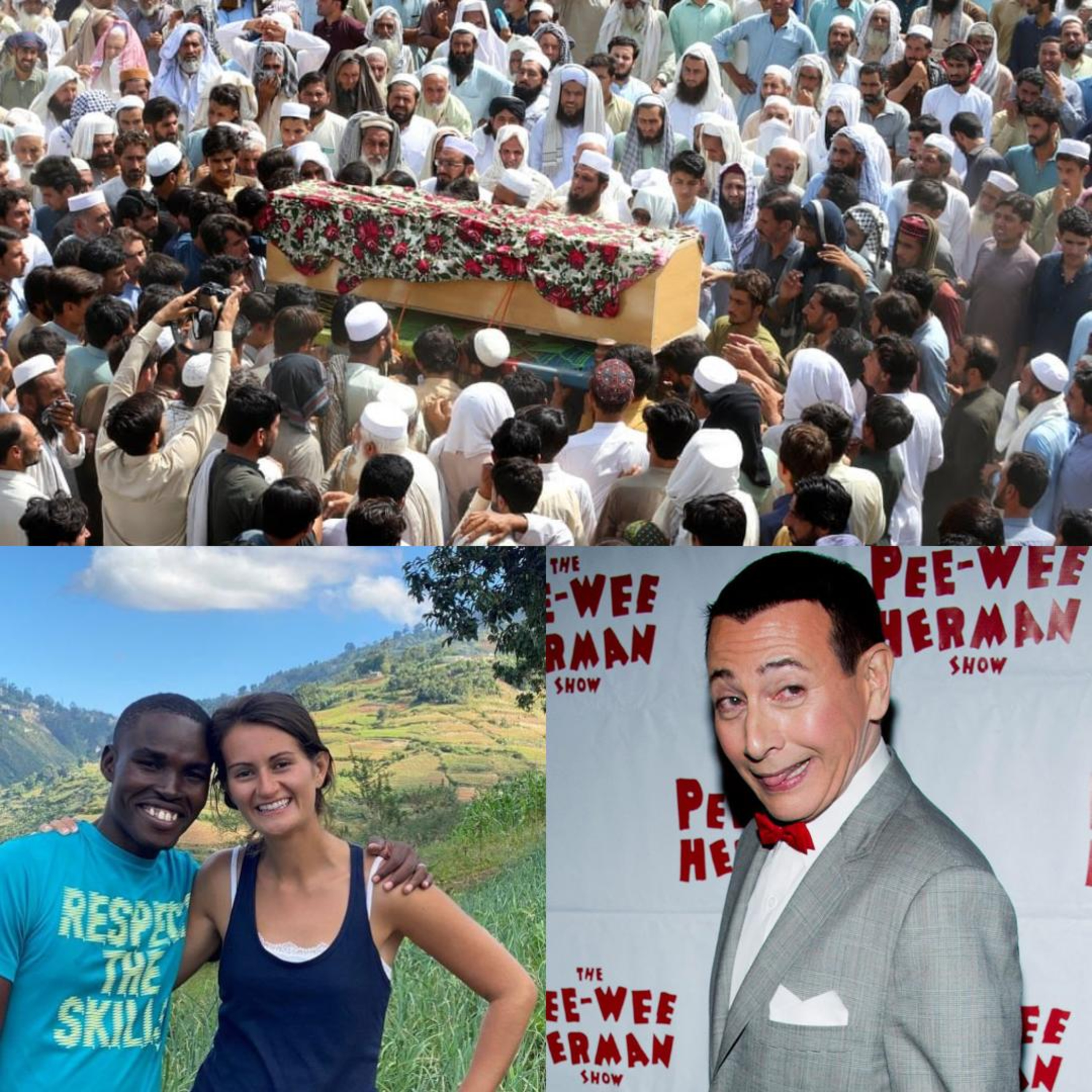 Pakistan, Hati (Dorsainvil),& Rubens (Pee-wee Herman)