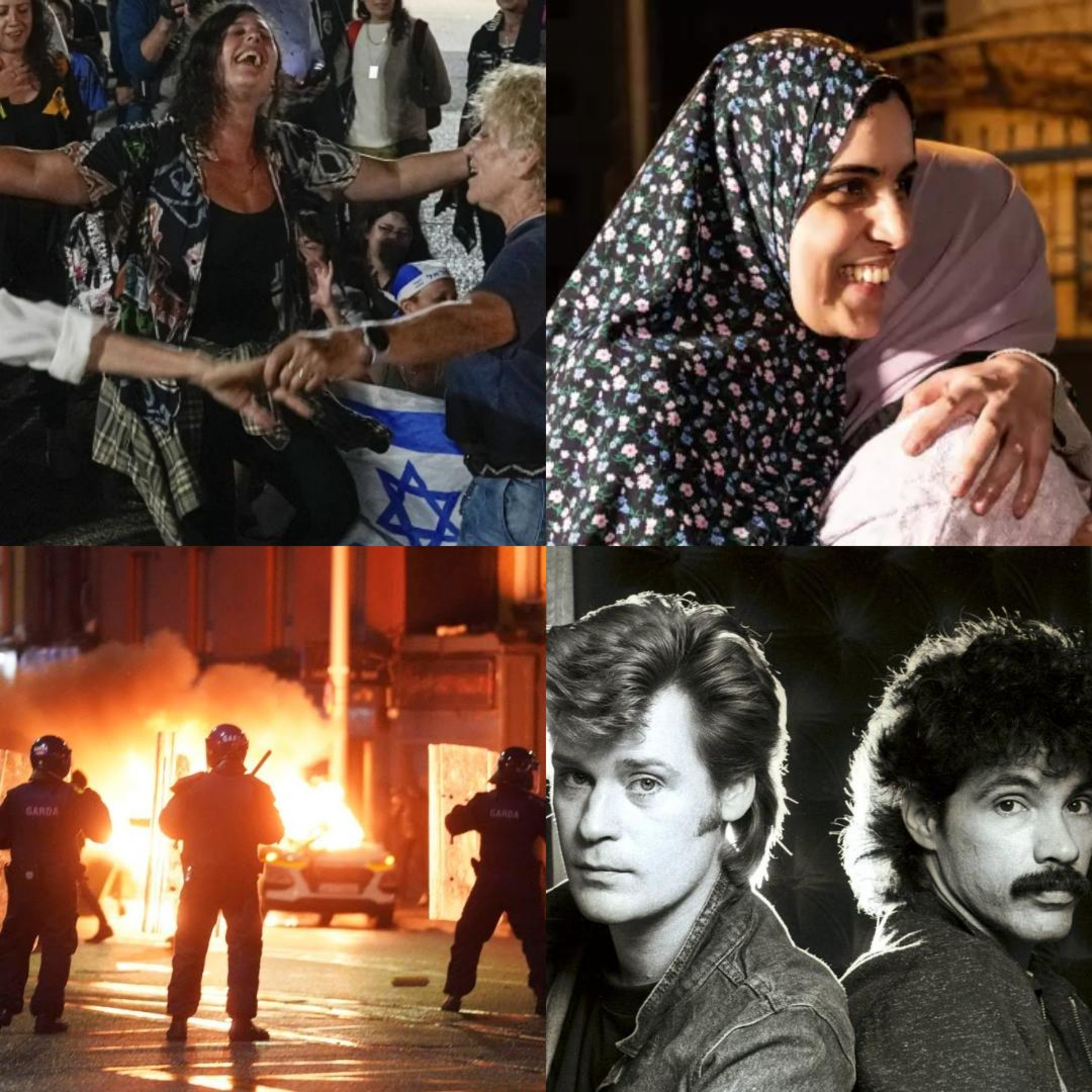 Israel/Palestine, Dublin, & Hall & Oates