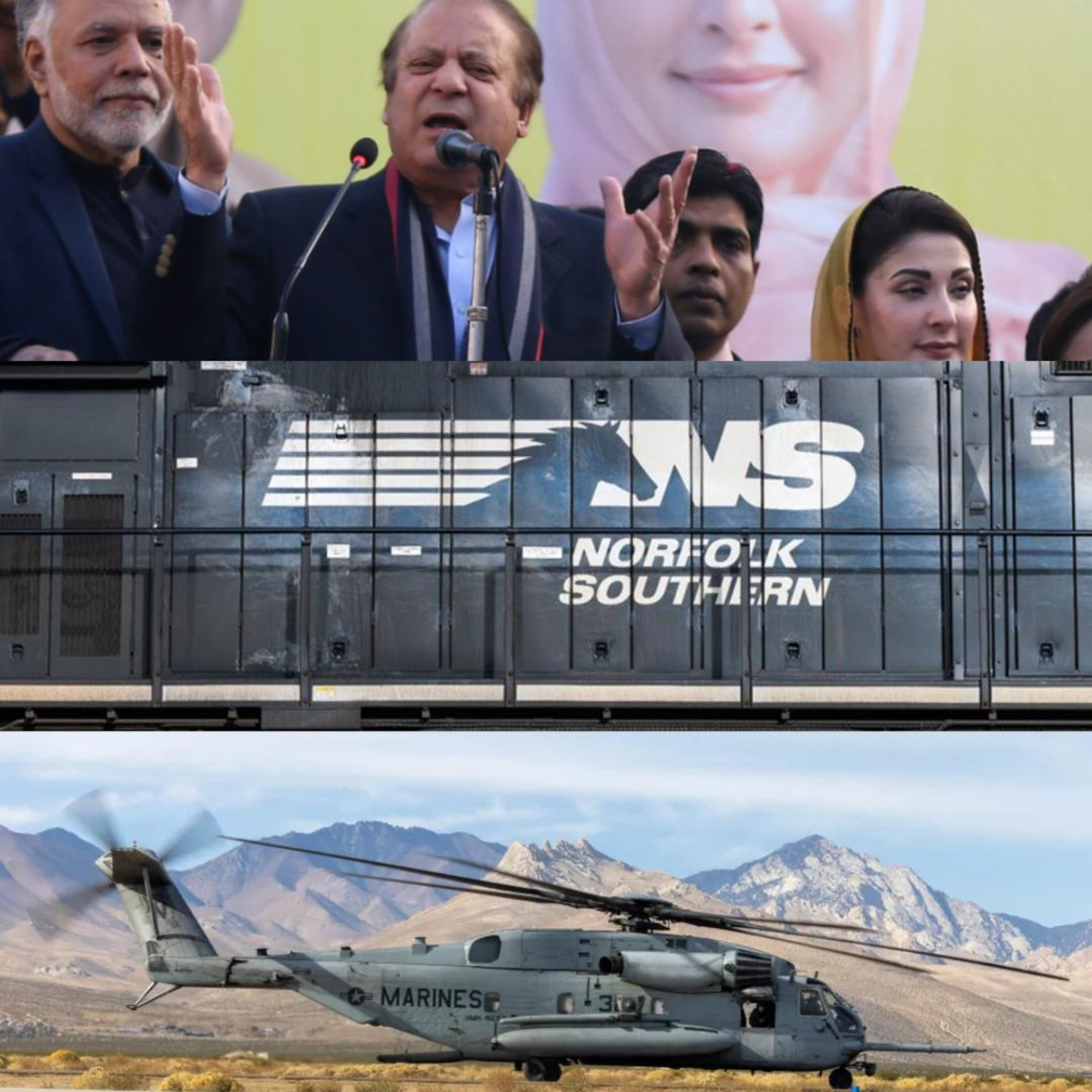 Pakistan, Norfolk Southern, & San Diego
