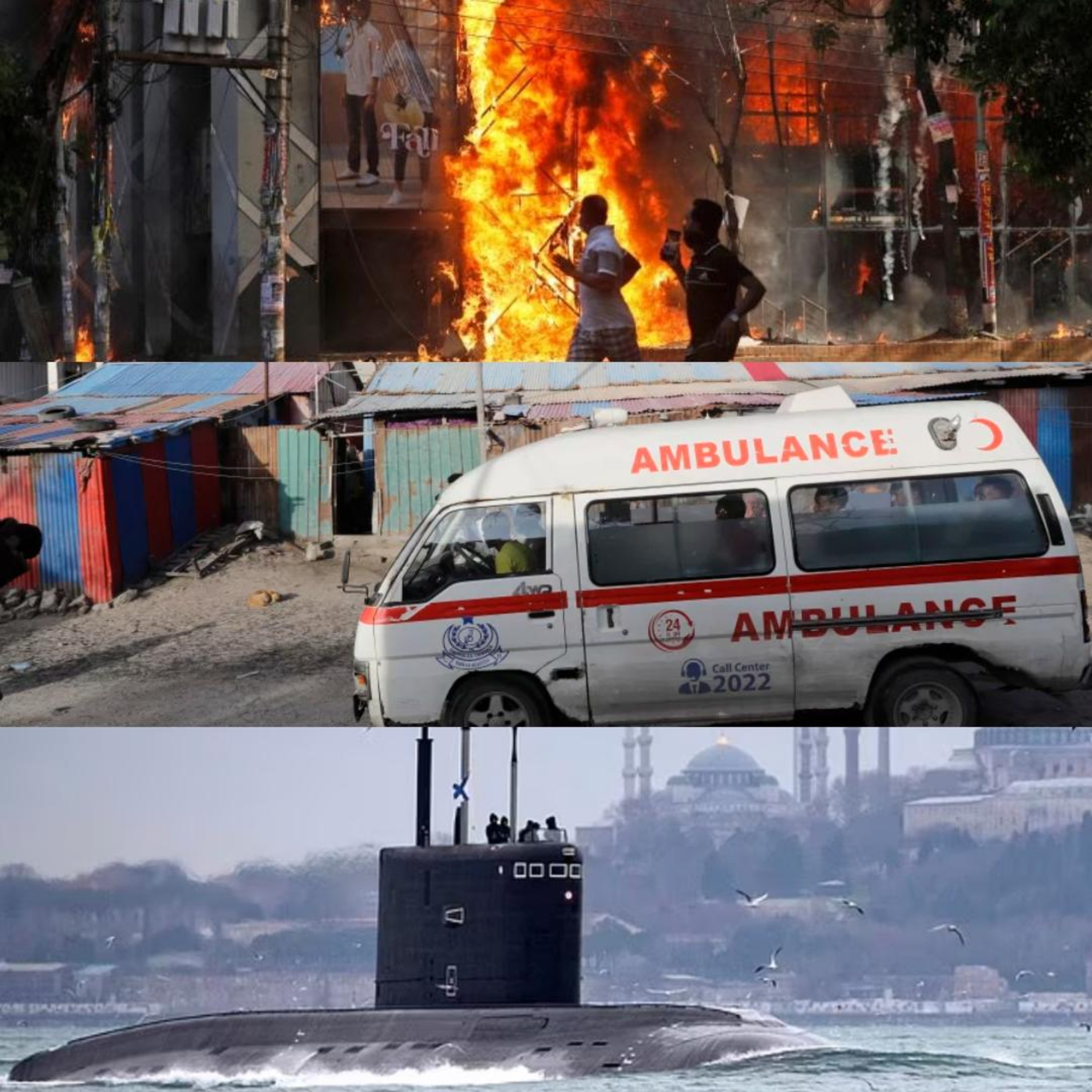 Bangladesh, Mogadishu, & Ukraine/Russia