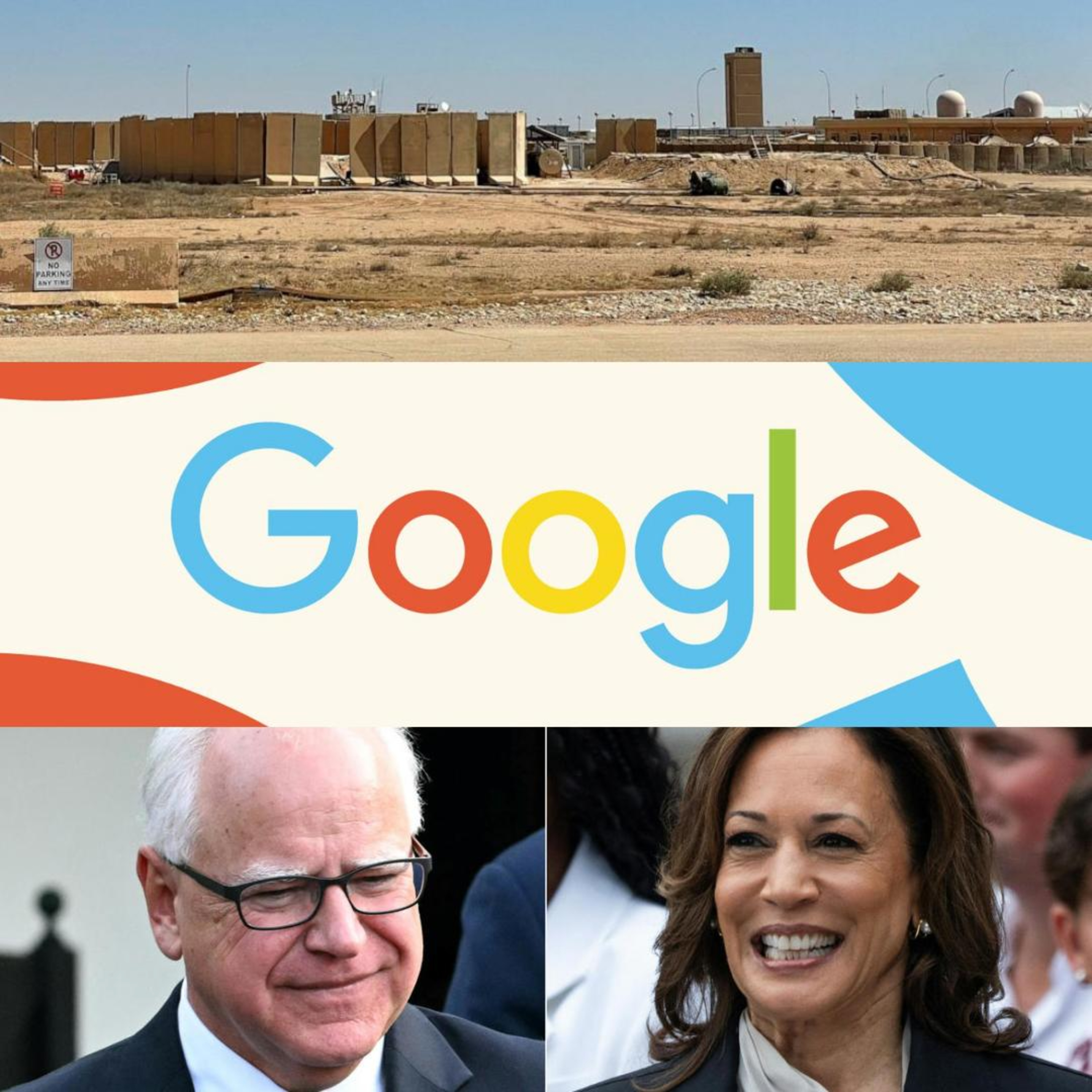 Iraq, Google, & Harris/Walz