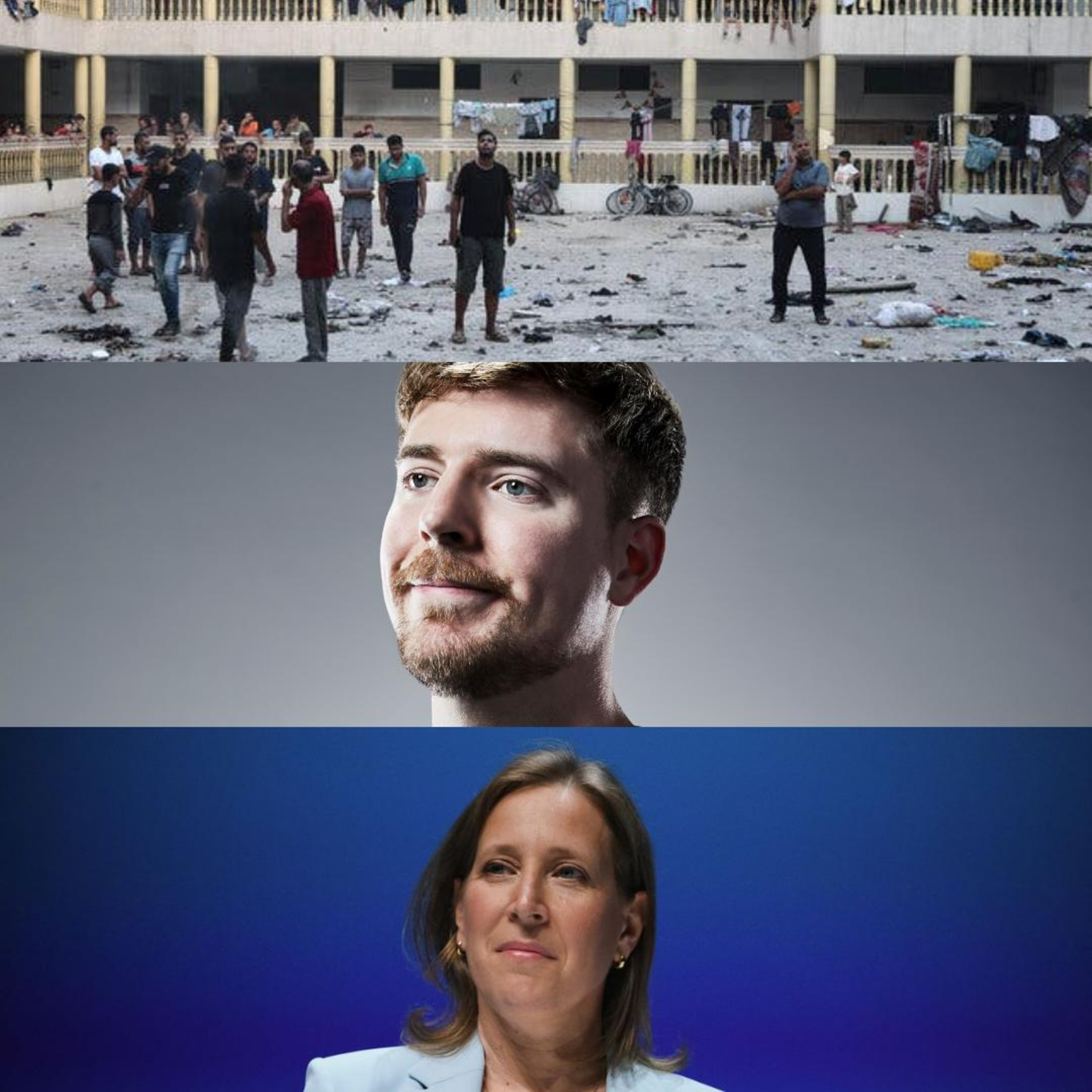 Israel/Palestine, Mr. Beast, & Wojcicki