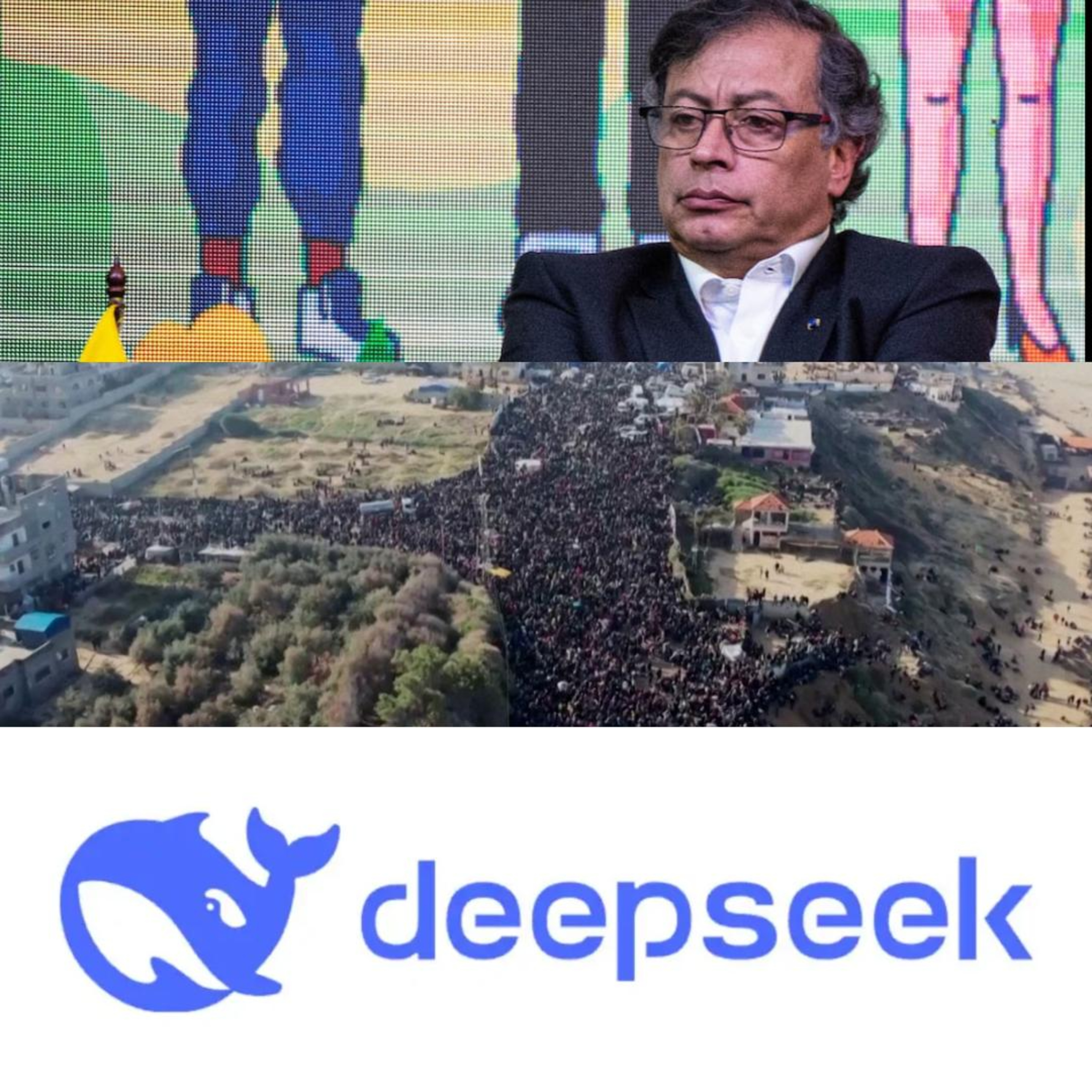U.S./Colombia, Israel/Gaza, & Deepseek