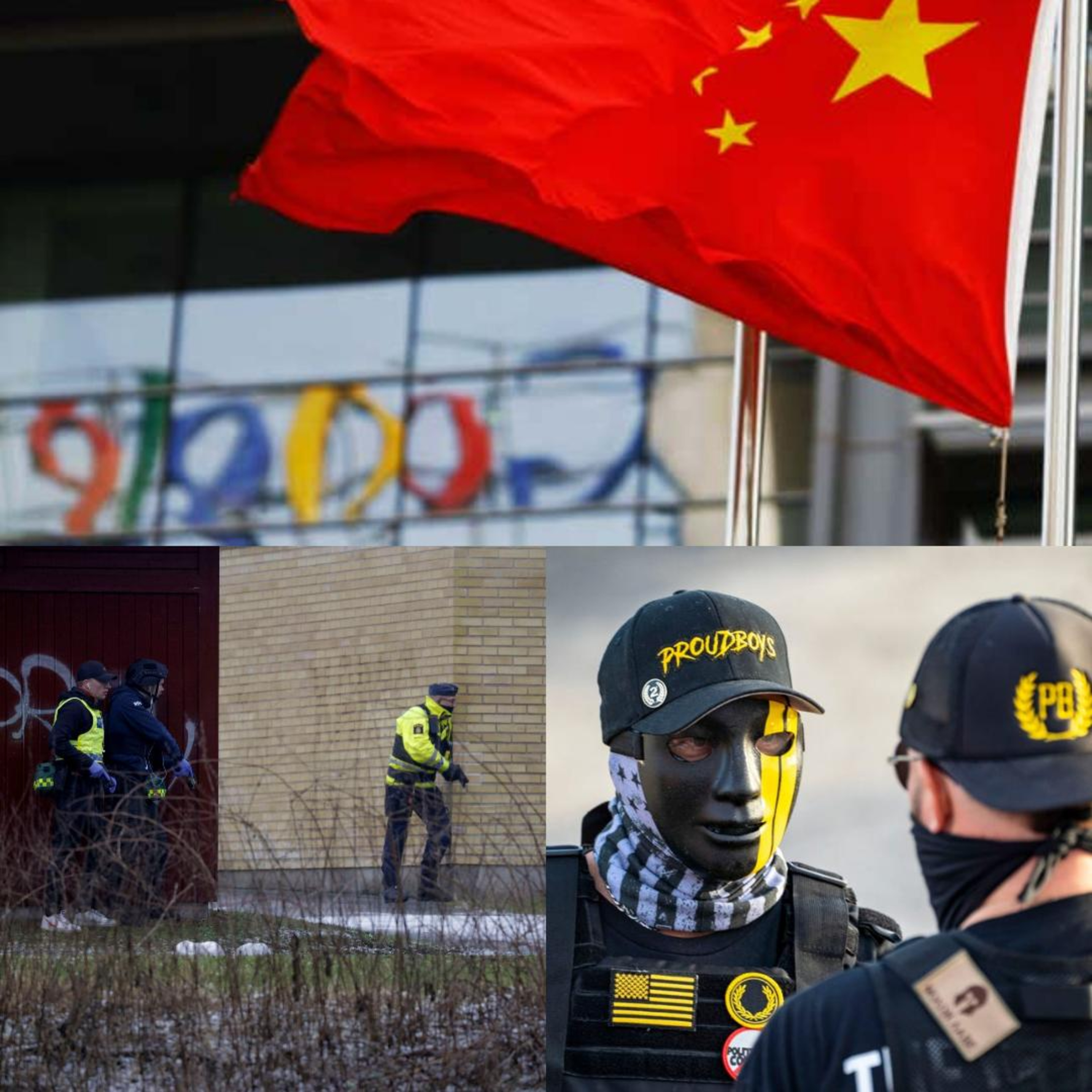 China/U.S. Sweden, & The Proud Boys