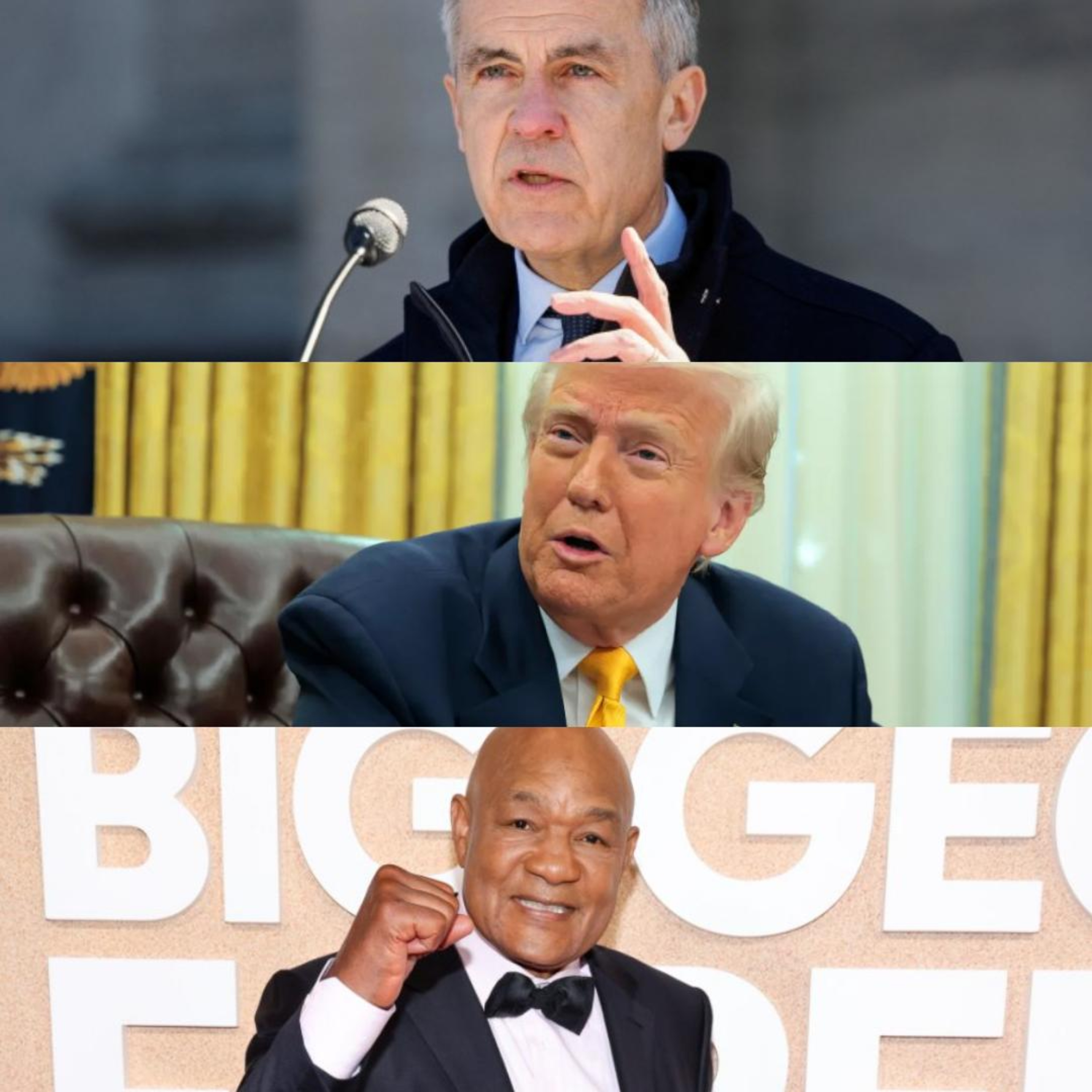 Carney, Trump, & Foreman