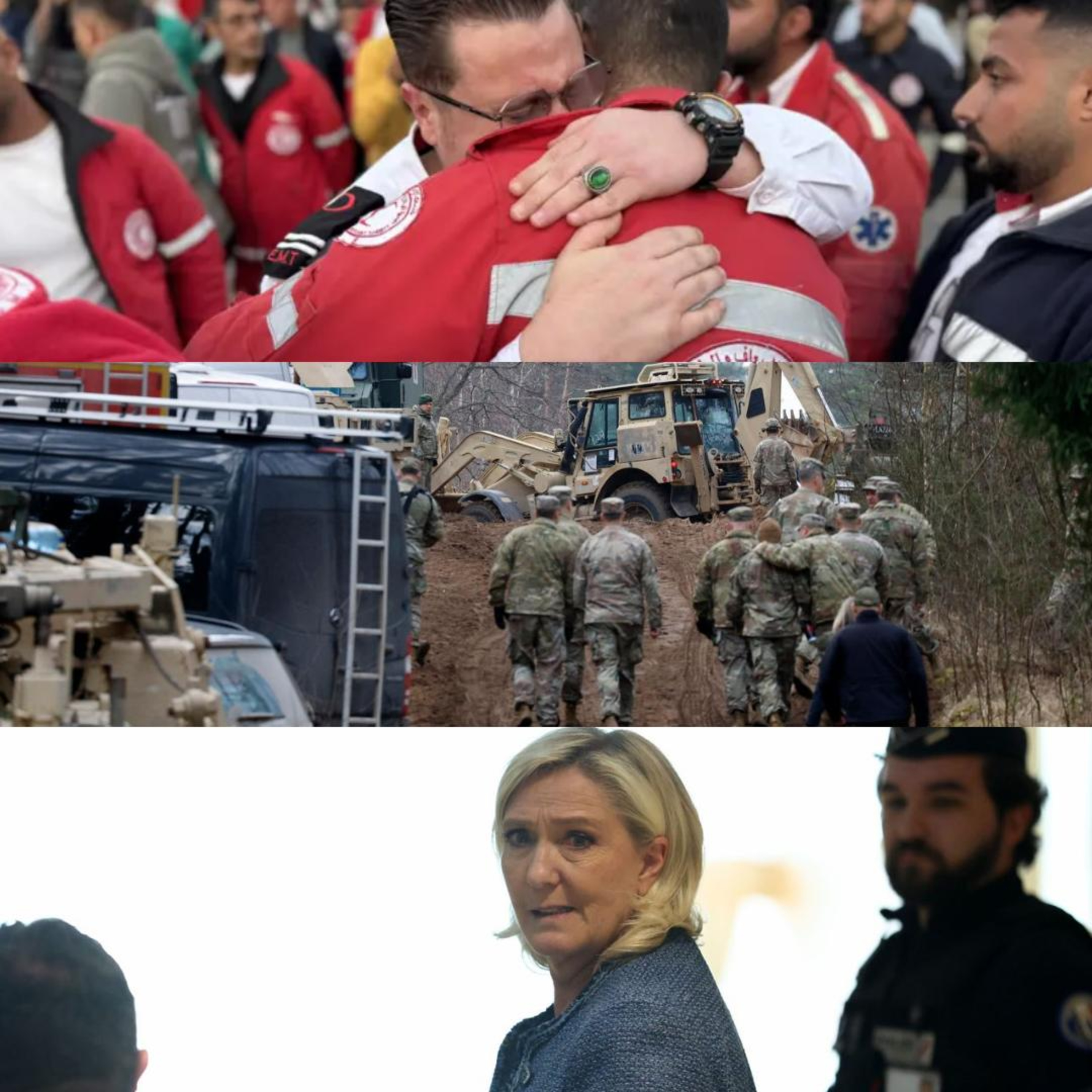 Red Crescent, Lithuania, & Le Pen