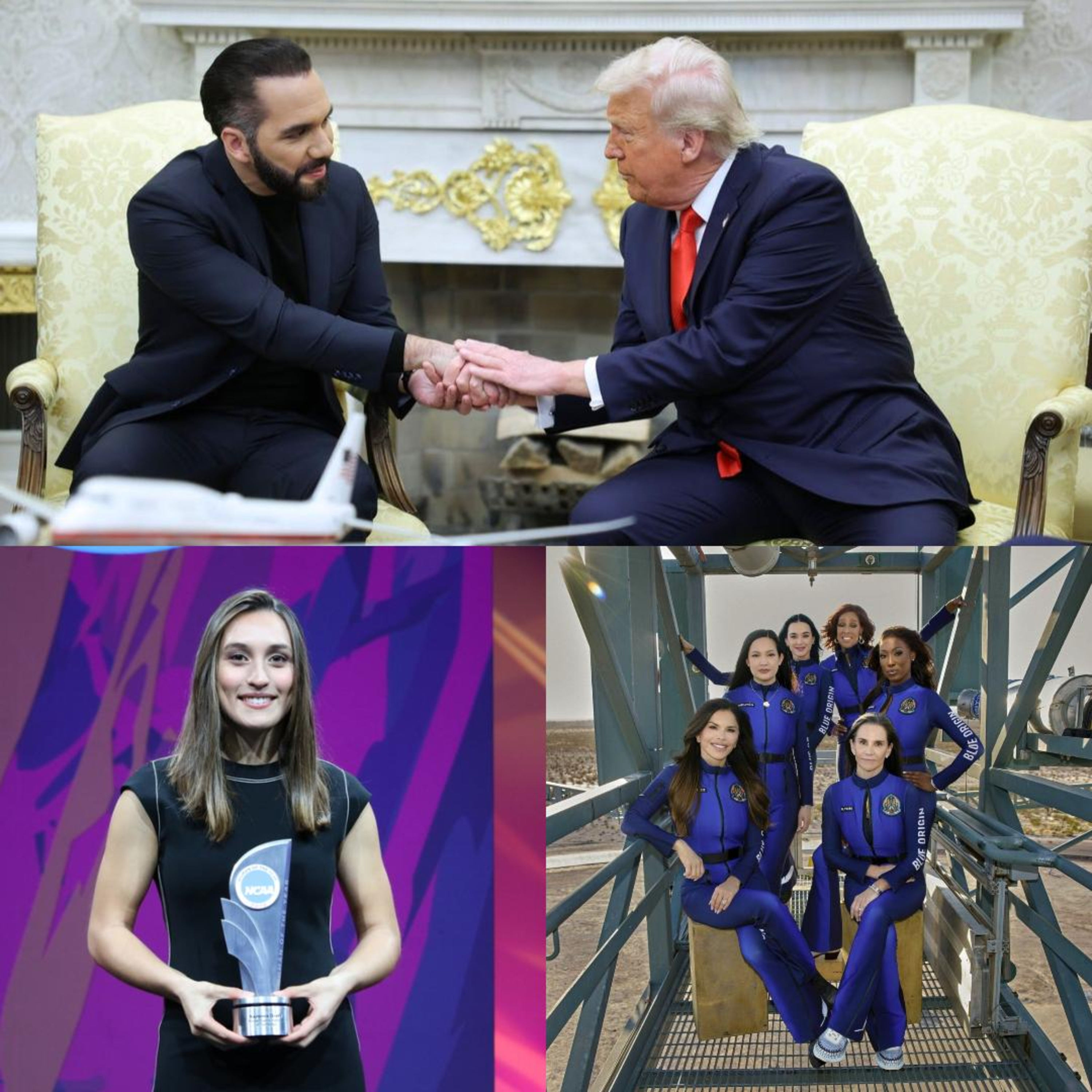Trump/Bukele, Groff, & Blue Origin