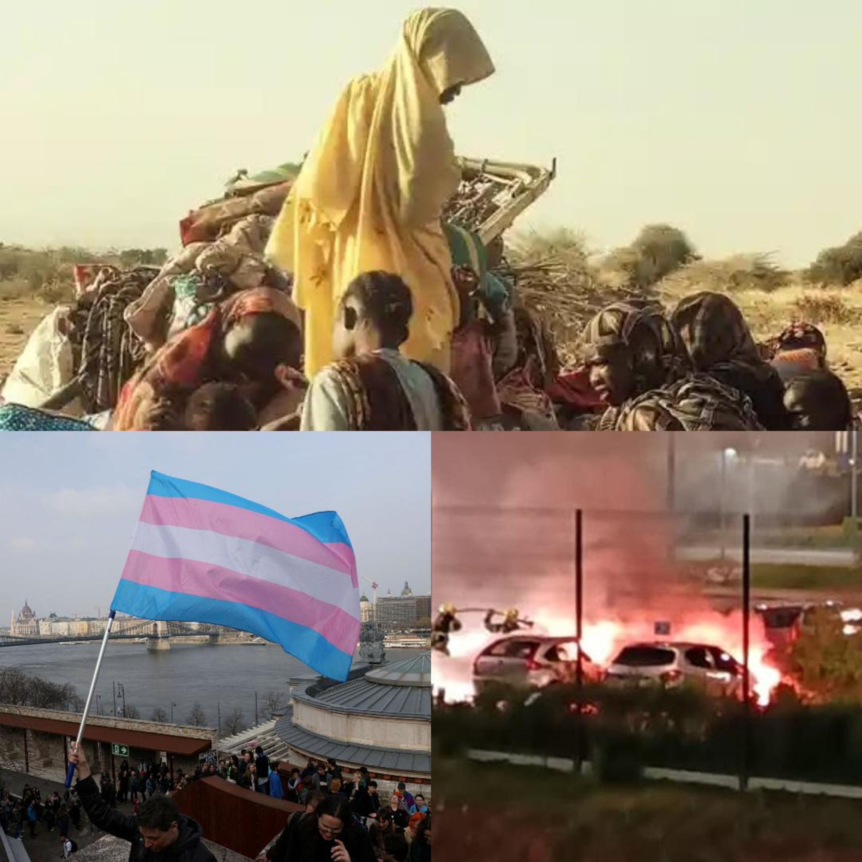 Darfur, Hungary, & France