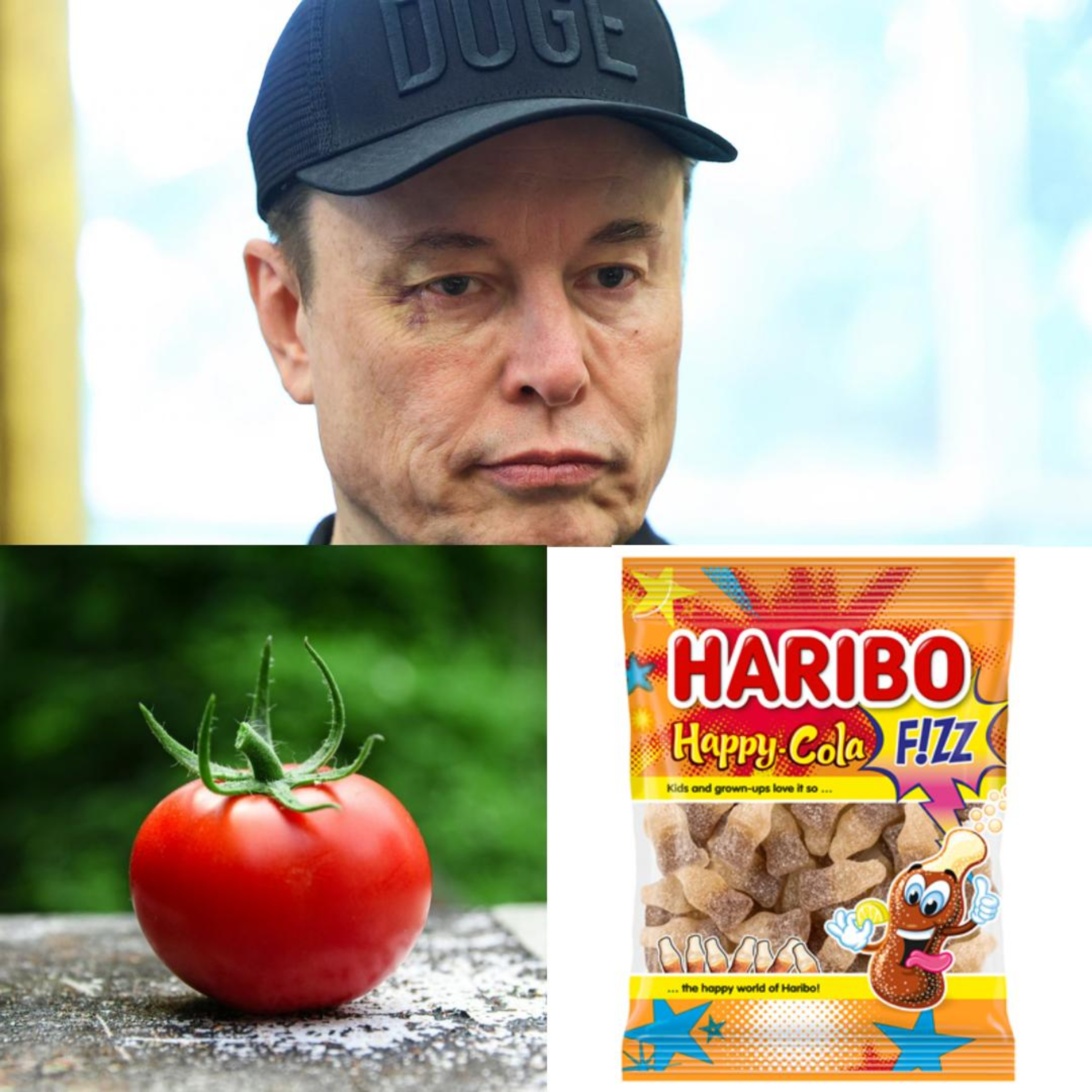 Musk, Tomatoes, & Haribo