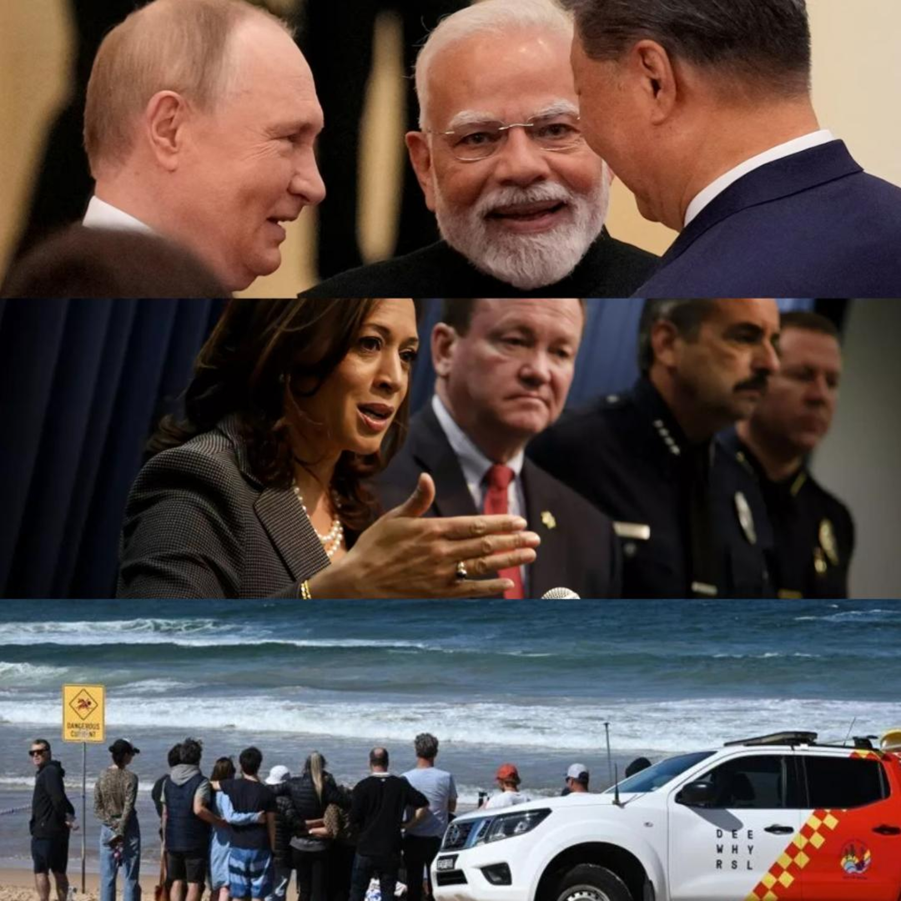 China, Harris, & Australia