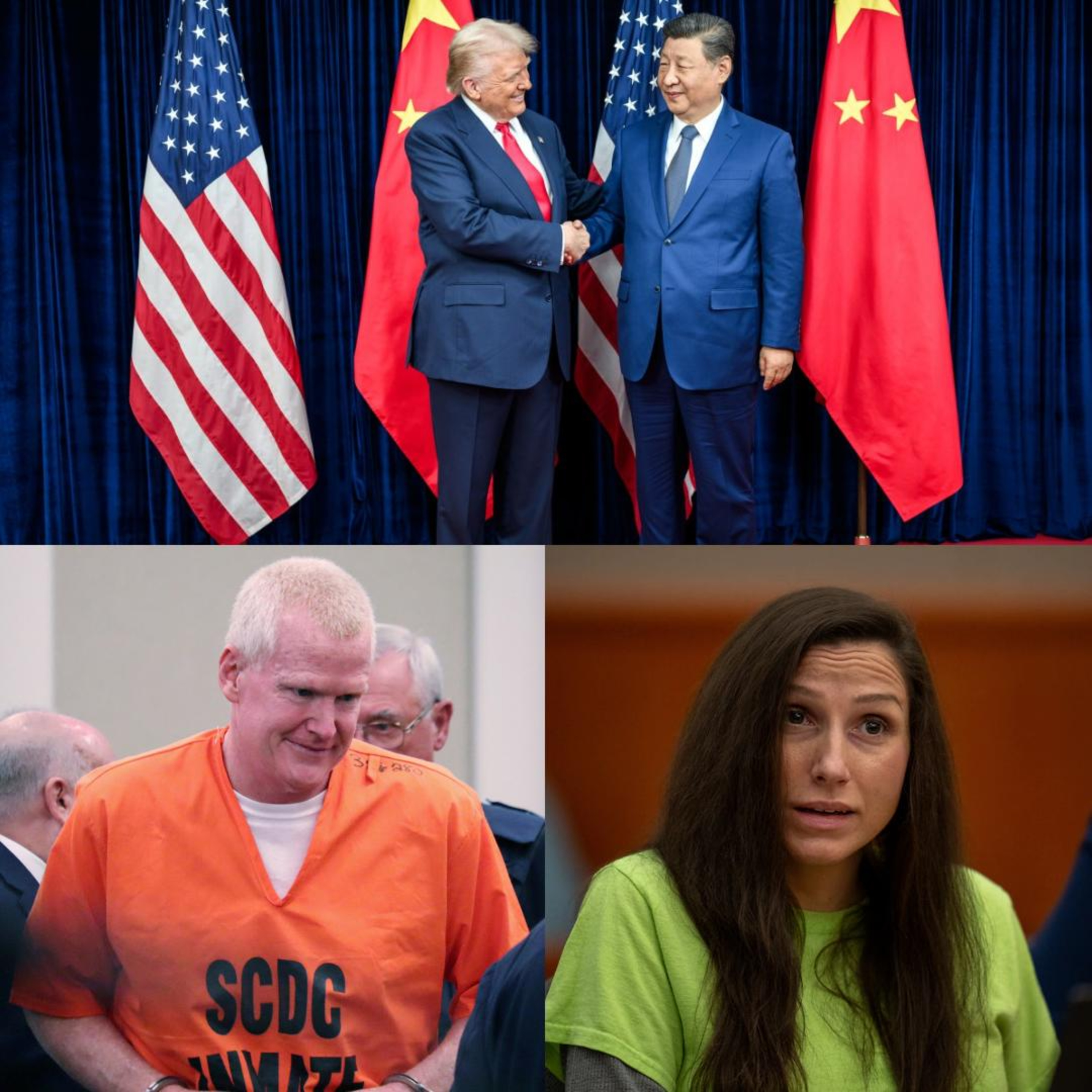 Xi/Trump, Murdaugh, & Richins episode artwork