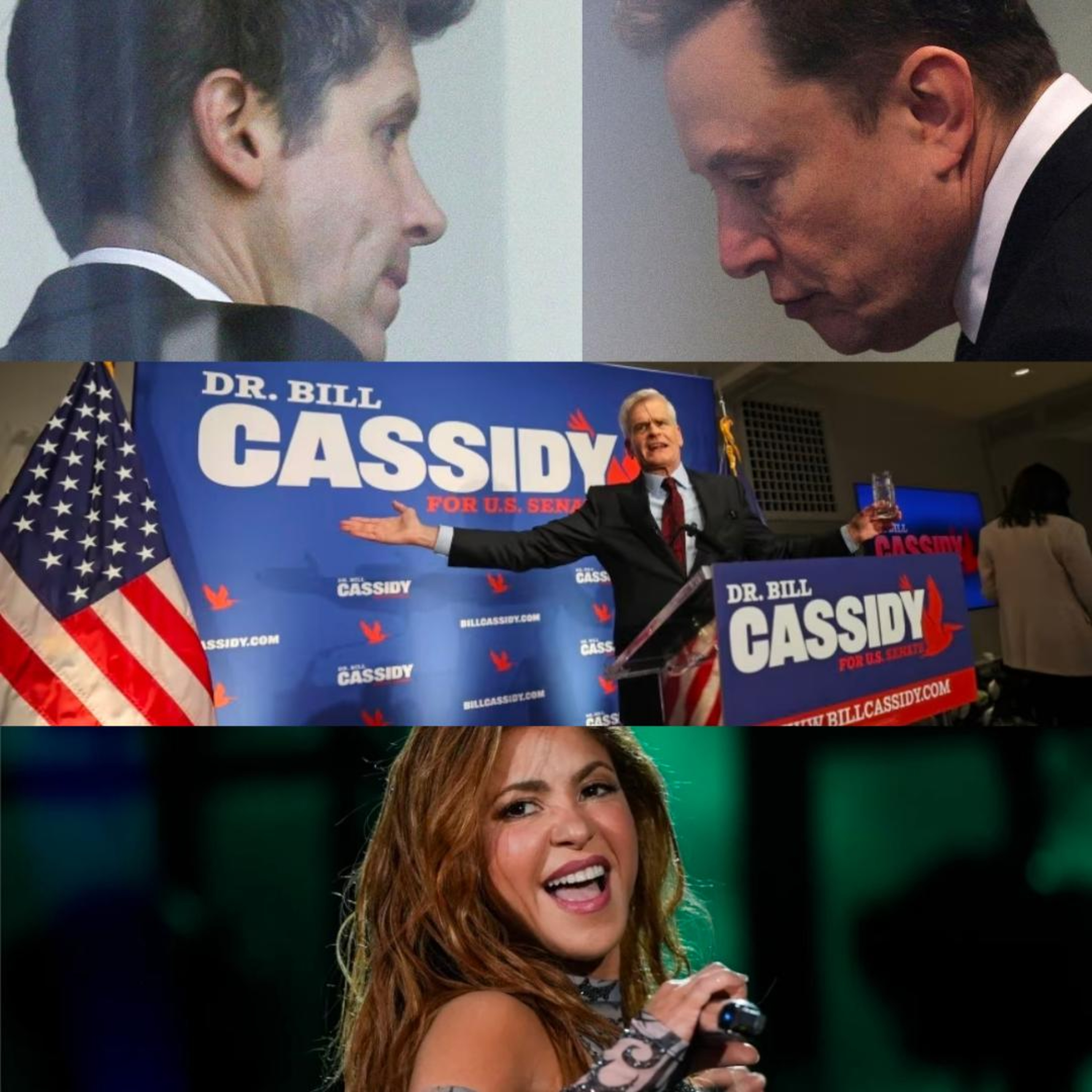 Altman/Musk, Cassidy, & Shakira episode artwork