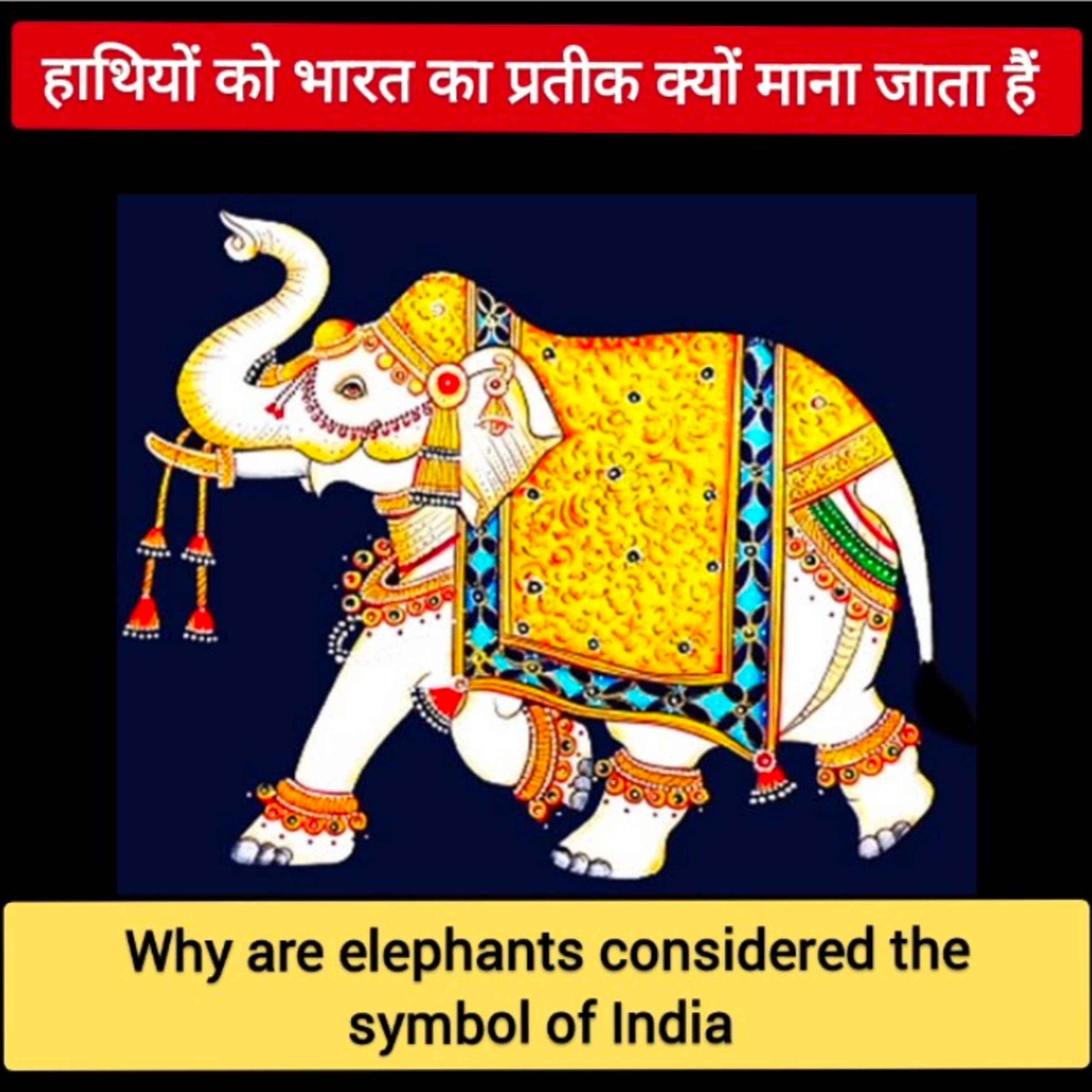 why Elephants are a symbol of India| हाथी भारत का प्रतीक क्यों हैं? | elephant day| India elephant episode artwork