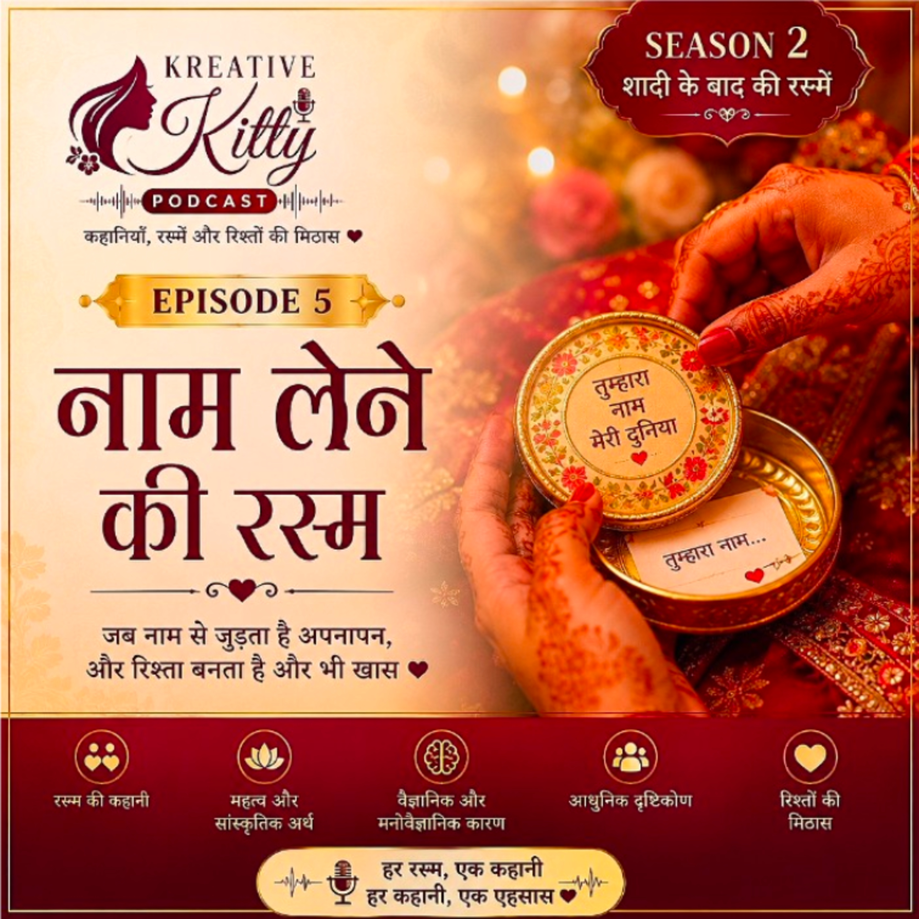 Naam Lene Ki Rasam | Shadi Ke Baad Ki Rasmein | Season 2 Episode 5 | Kreative Kitty Podcast episode artwork