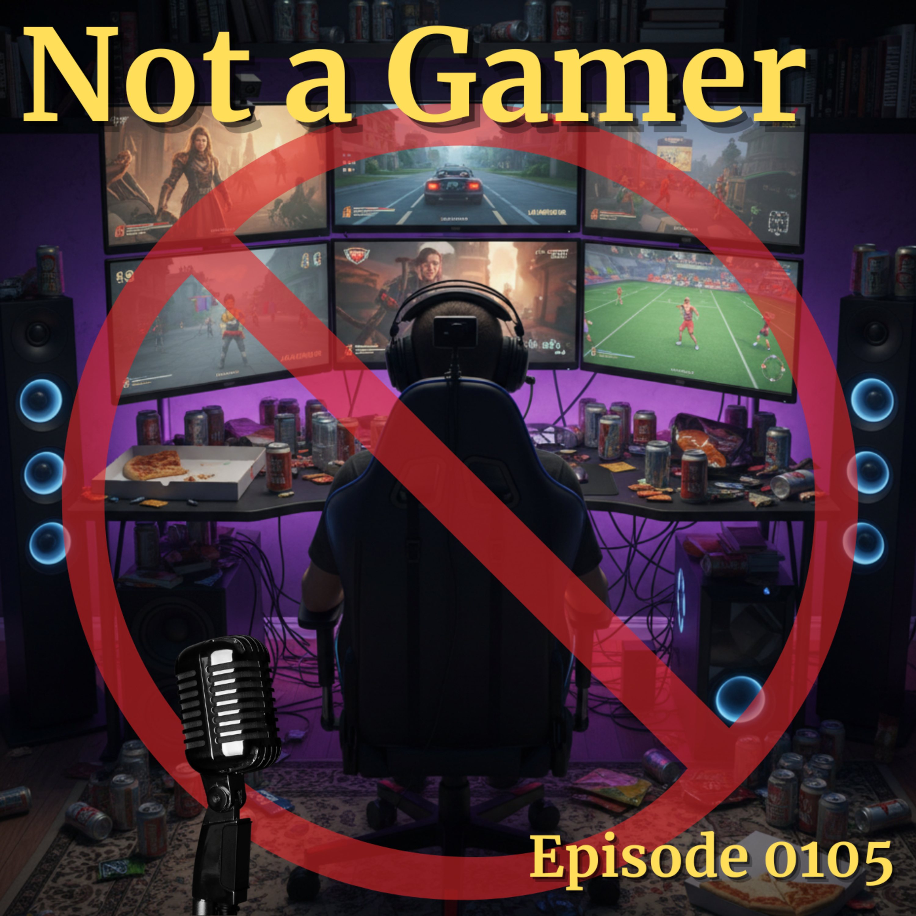 Episode 0105: Not a Gamer episode artwork