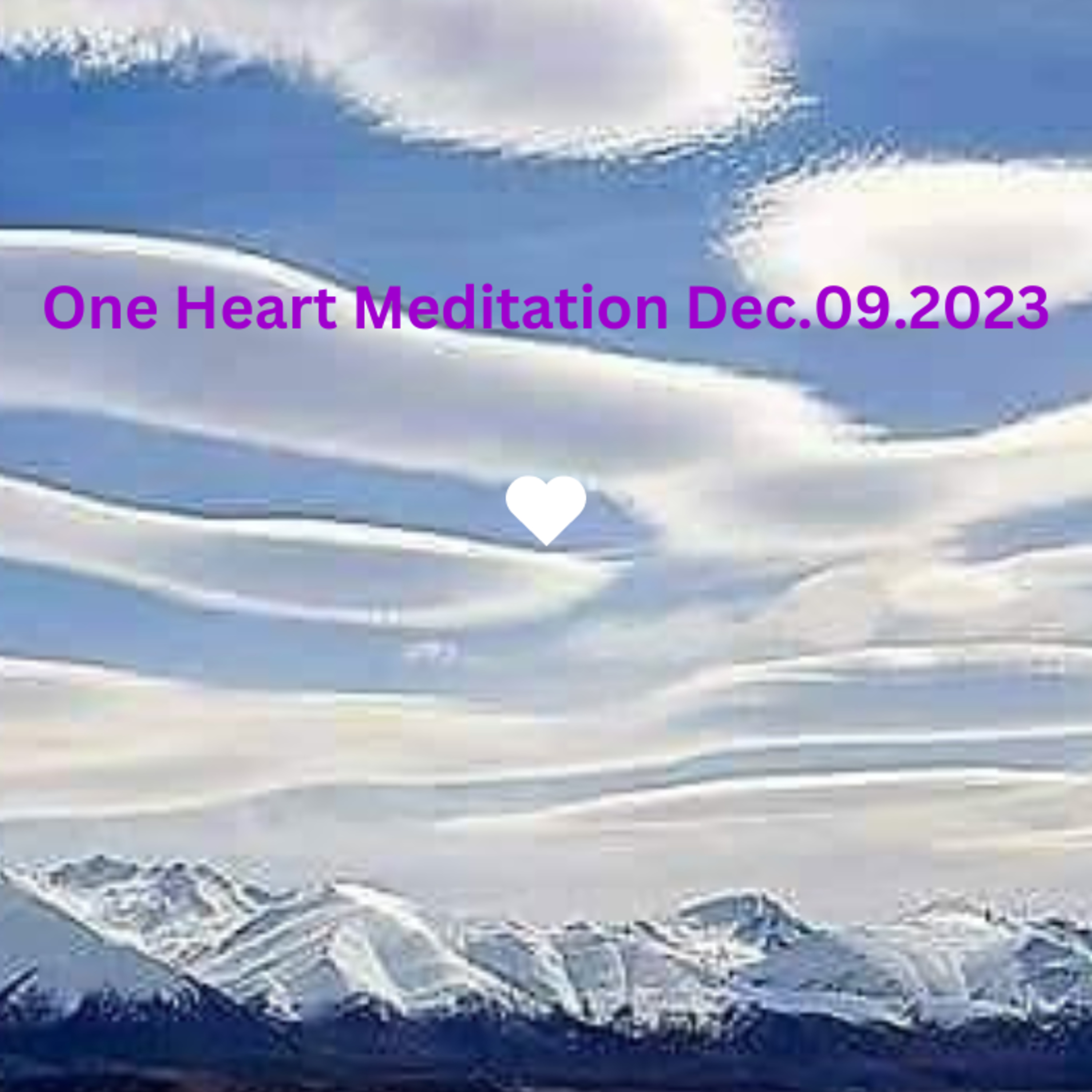One Heart Meditation Dec092023 episode artwork