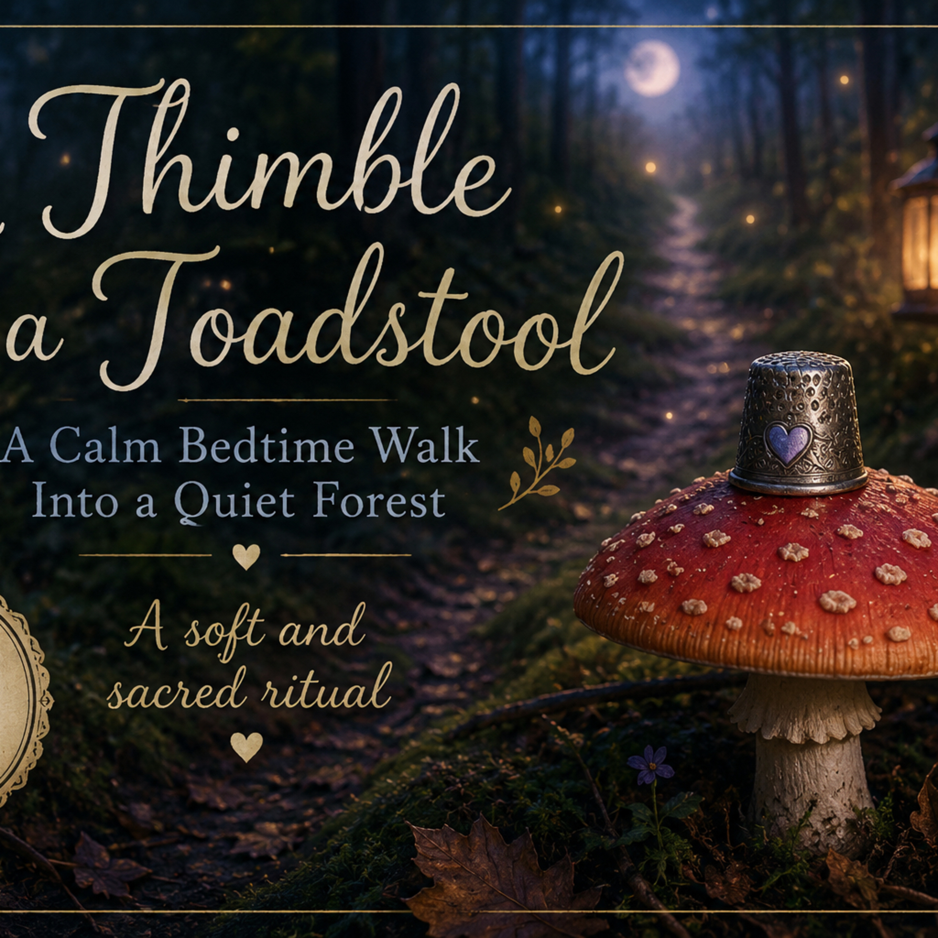 The Thimble on the Toadstool: A Calm Bedtime Story for Deep Sleep & Gentle Dreams