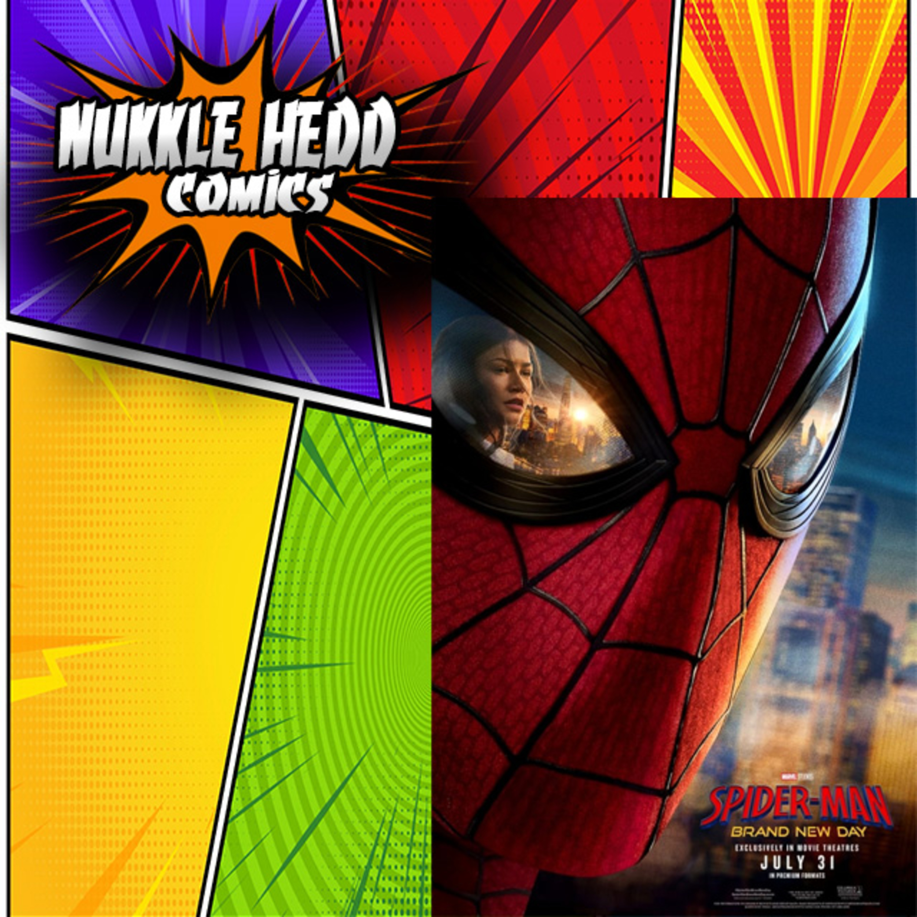 Spider-Man Brand New Day Review and X-Men 97 Season 2, Episode 7 review! Nukkle HeDD Comics news episode artwork