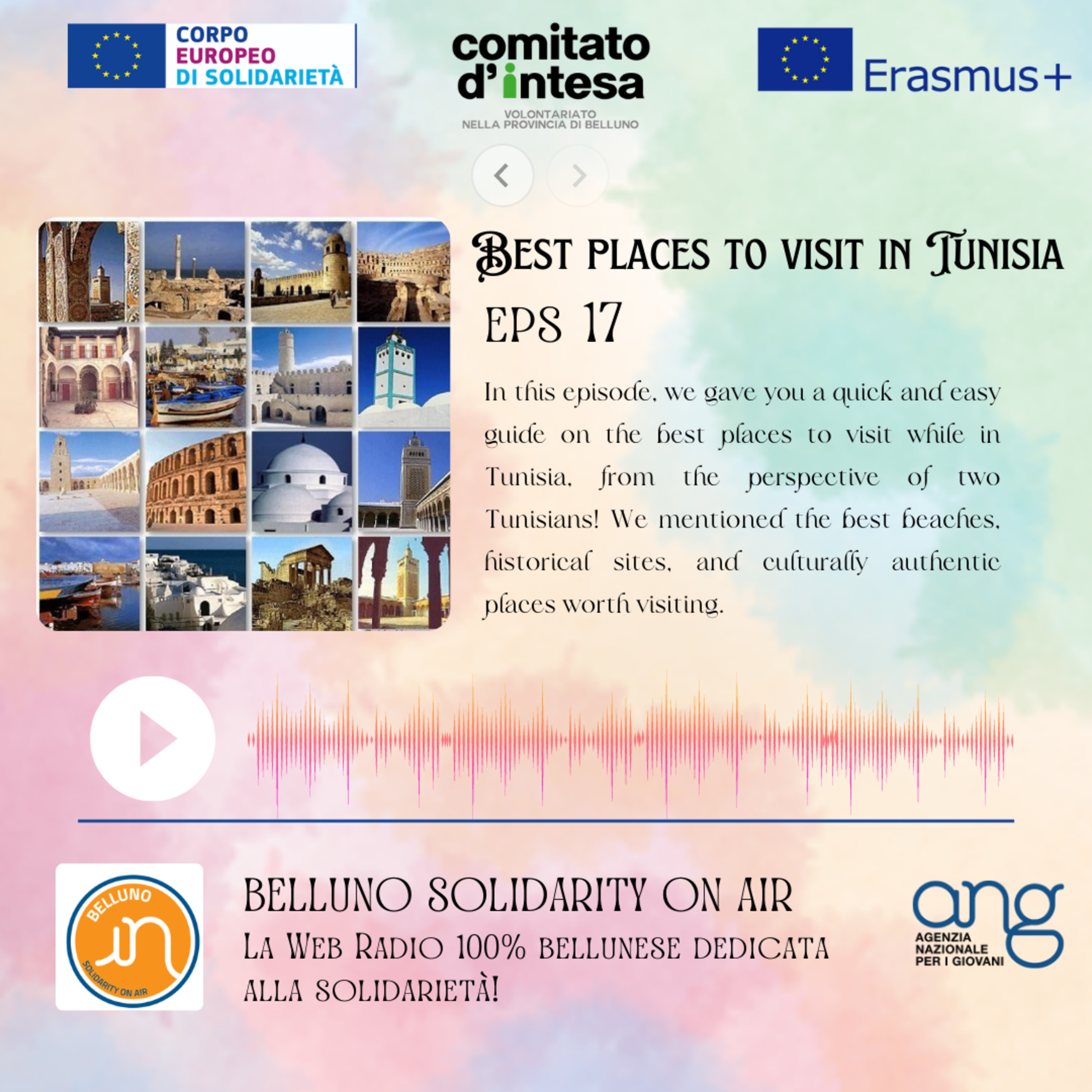 10 minutes of Interculturality - Best places to visit in Tunisia - EP. 17 episode artwork