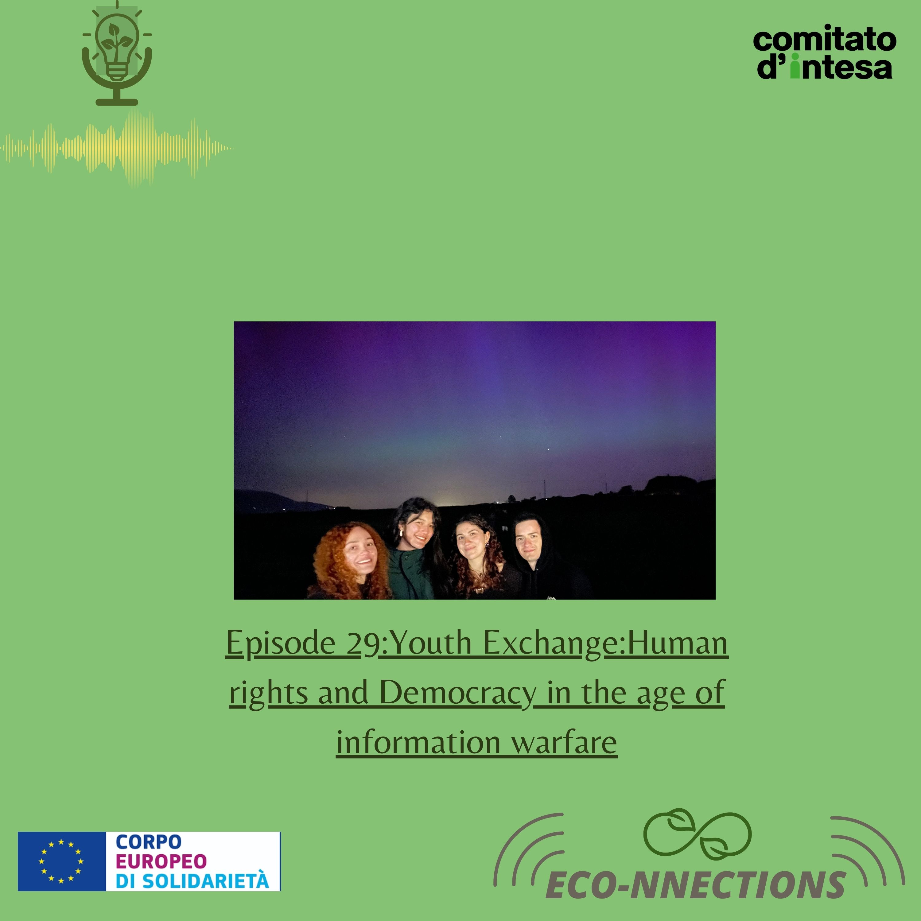 ECO-NNECTIONS I Ep. 29: Youth Exchange:Human rights and democracy in the age of information warfare episode artwork