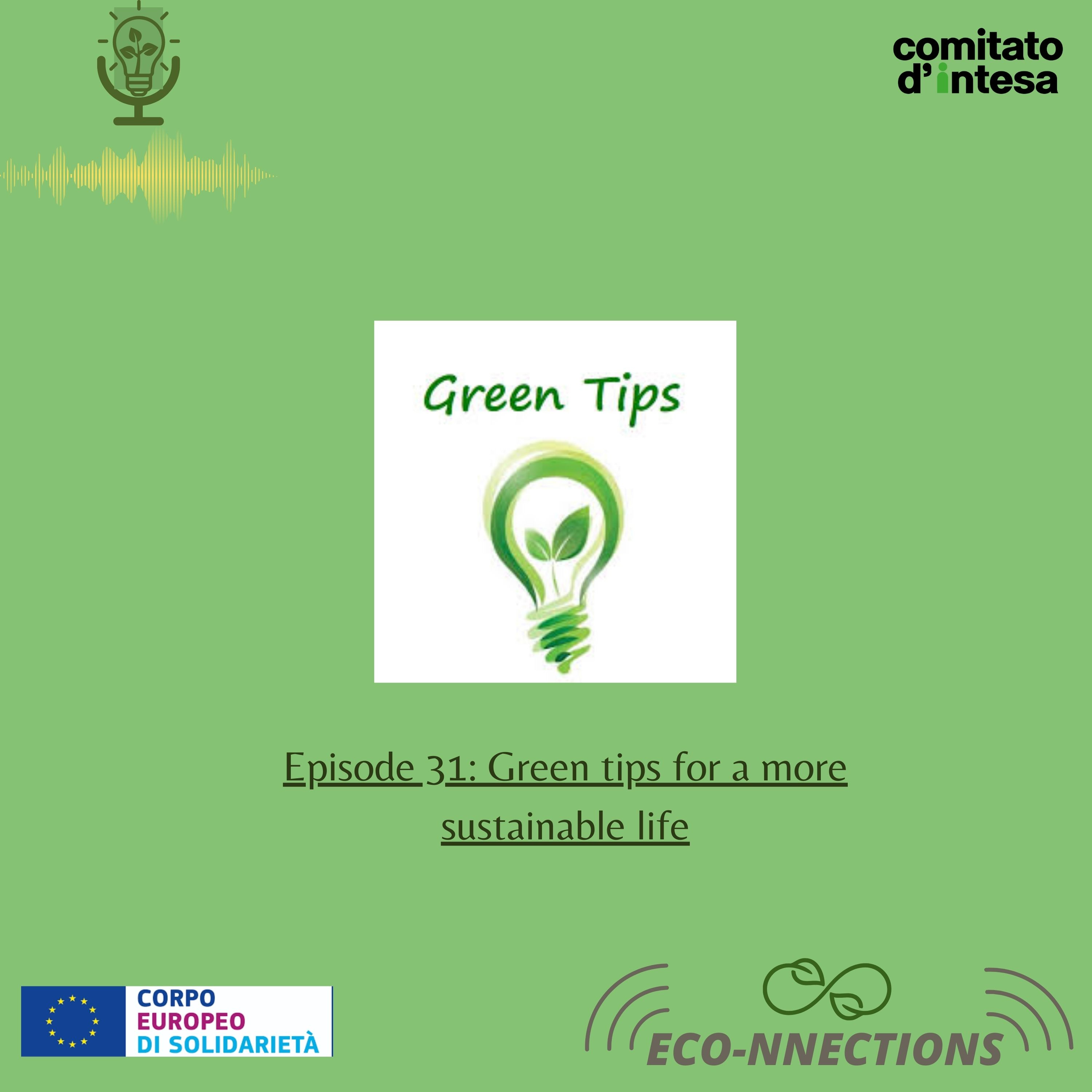 ECO-NNECTIONS I Ep. 31 : Green tips for a more sustainable life episode artwork