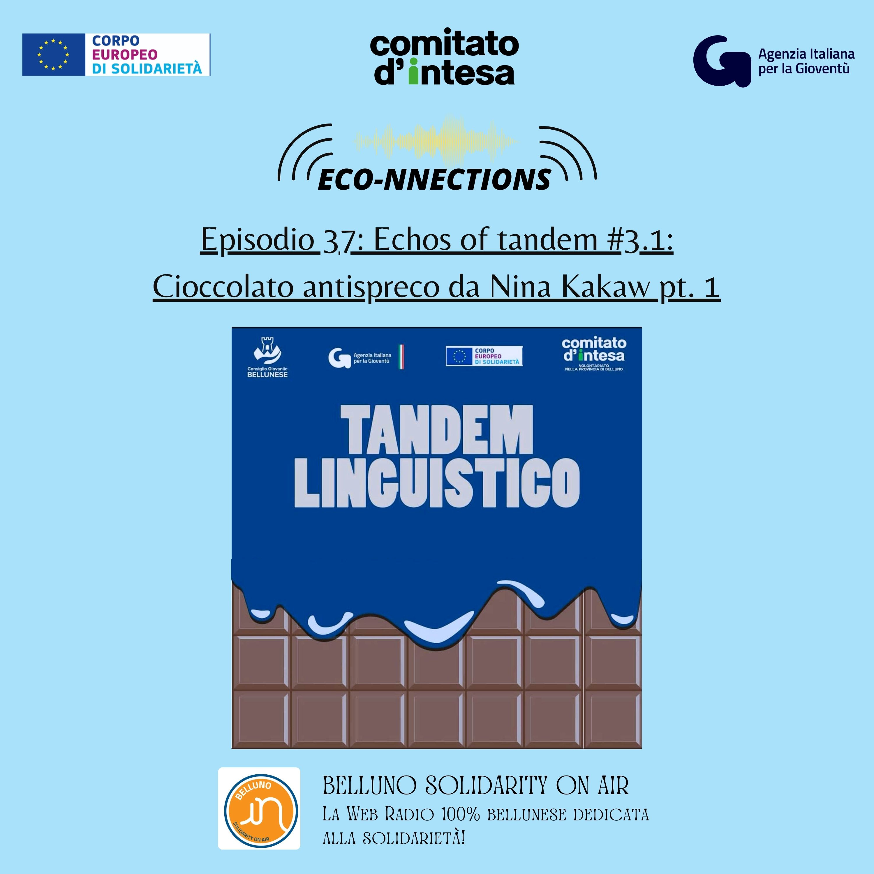 ECO-nnections | Ep. 37: Echos of tandem 3.1, Cioccolato antispreco da Nina Kakaw pt. 1 episode artwork