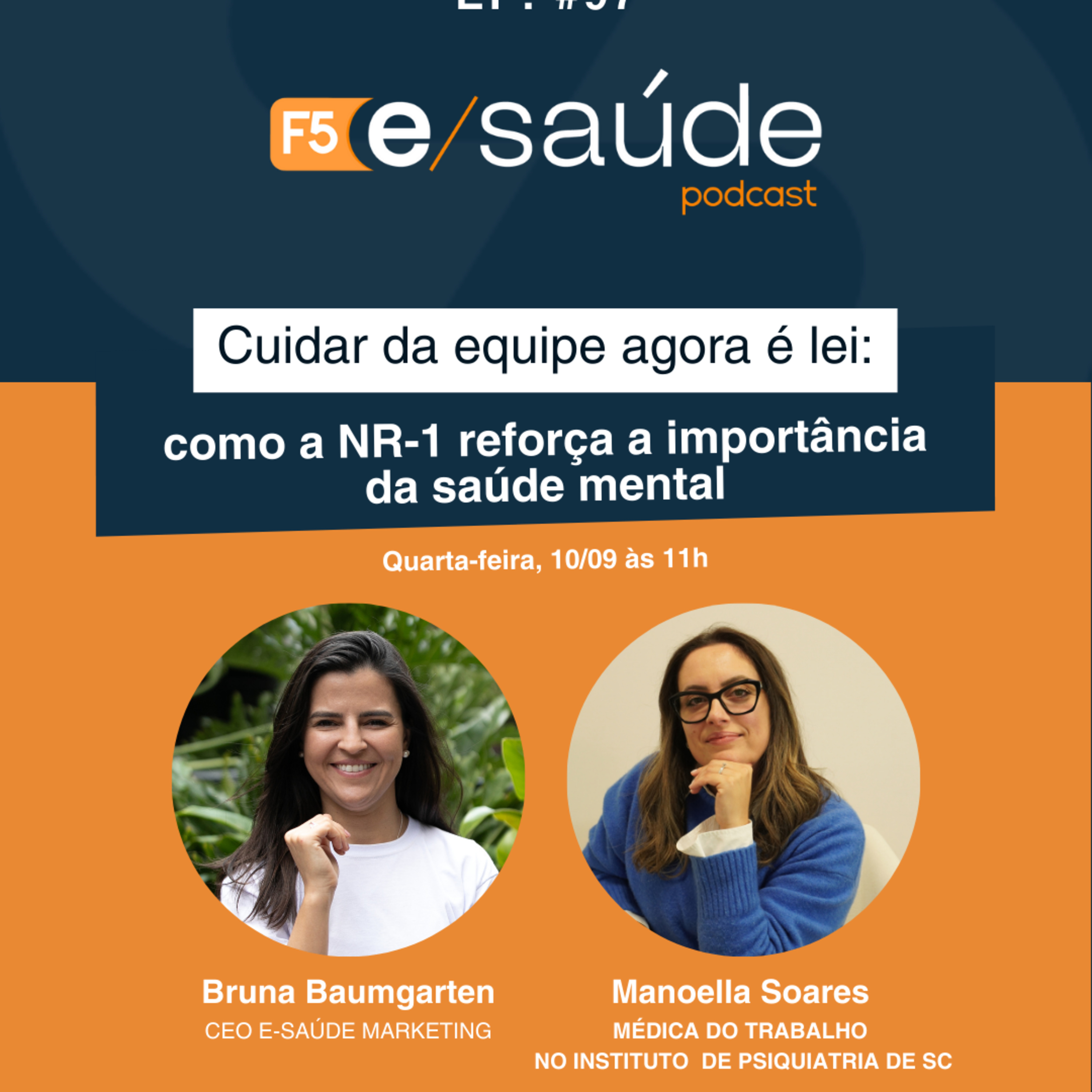 Cuidar da equipe agora é Lei: como a NR-1 reforça a importância da saúde mental • #97