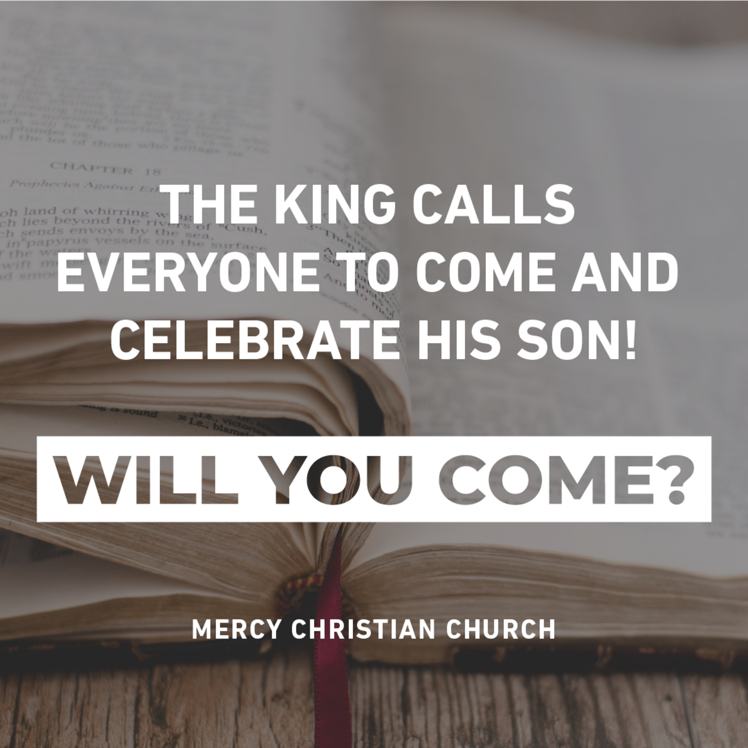 Matthew 22:1-14- The King Calls Everyone To Come And Celebrate His Son! Will You Come? episode artwork