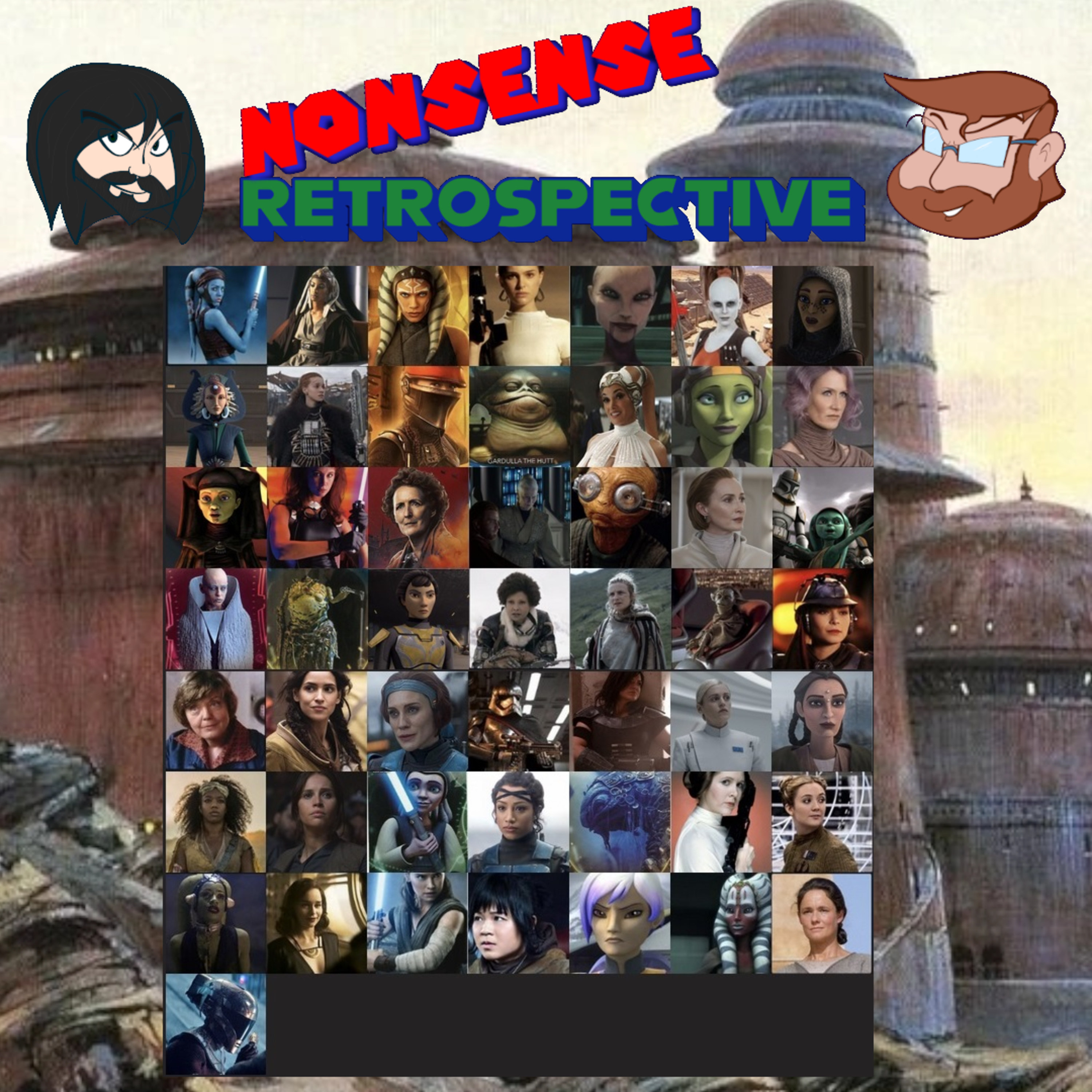 Nonsense Retrospective Episode 180: Ladies of Star Wars Tier-List episode artwork