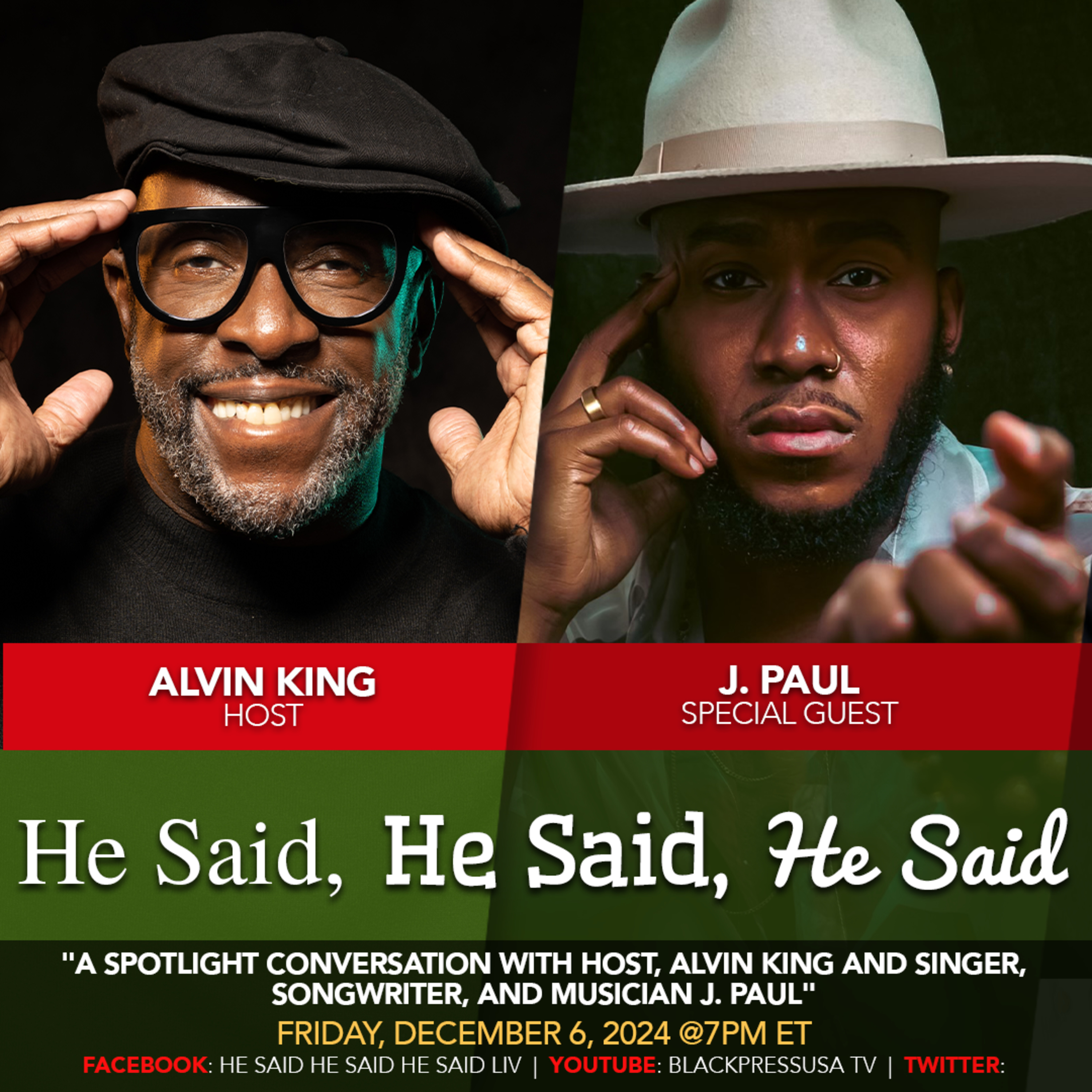 He Said, He Said, He Said - LIVE