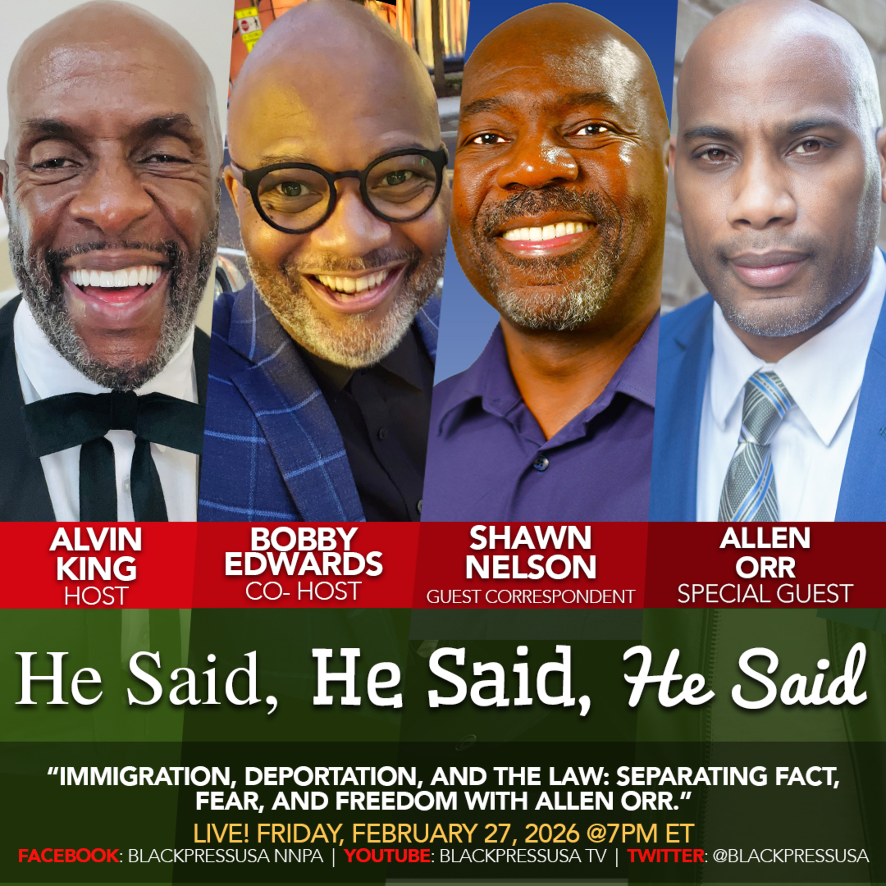 He Said, He Said, He Said - LIVE