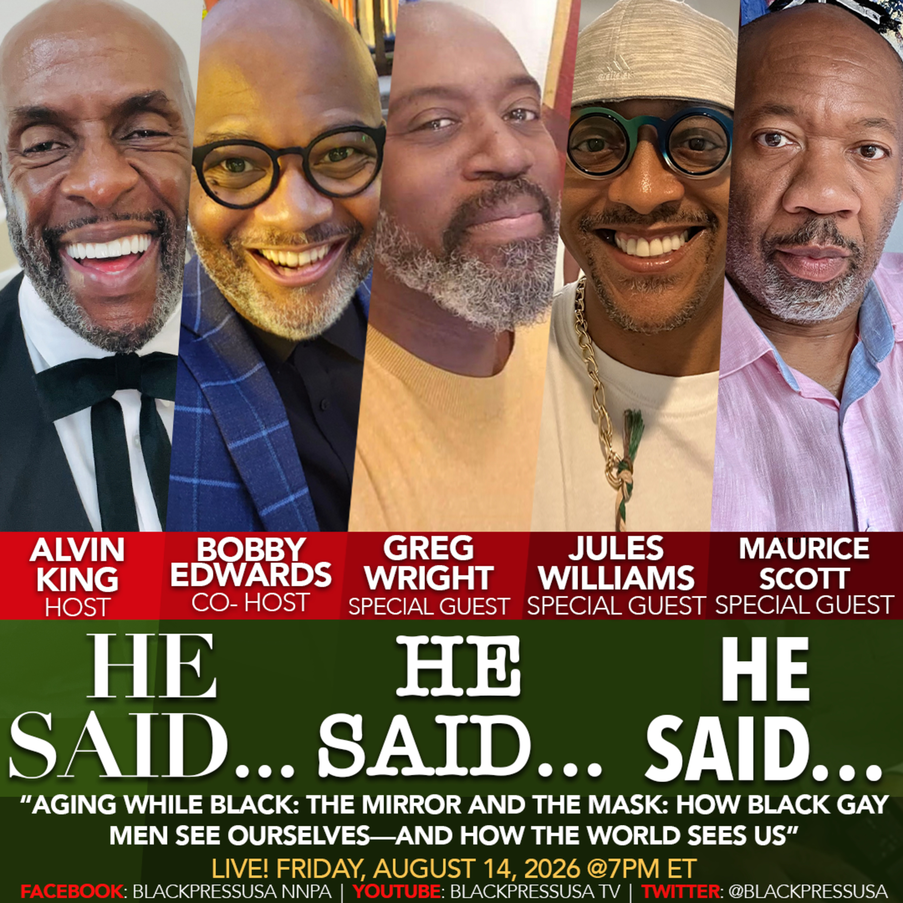 Aging While Black: The Mirror and the Mask: How Black Gay Men See Ourselves—and How the World Sees Us” episode artwork