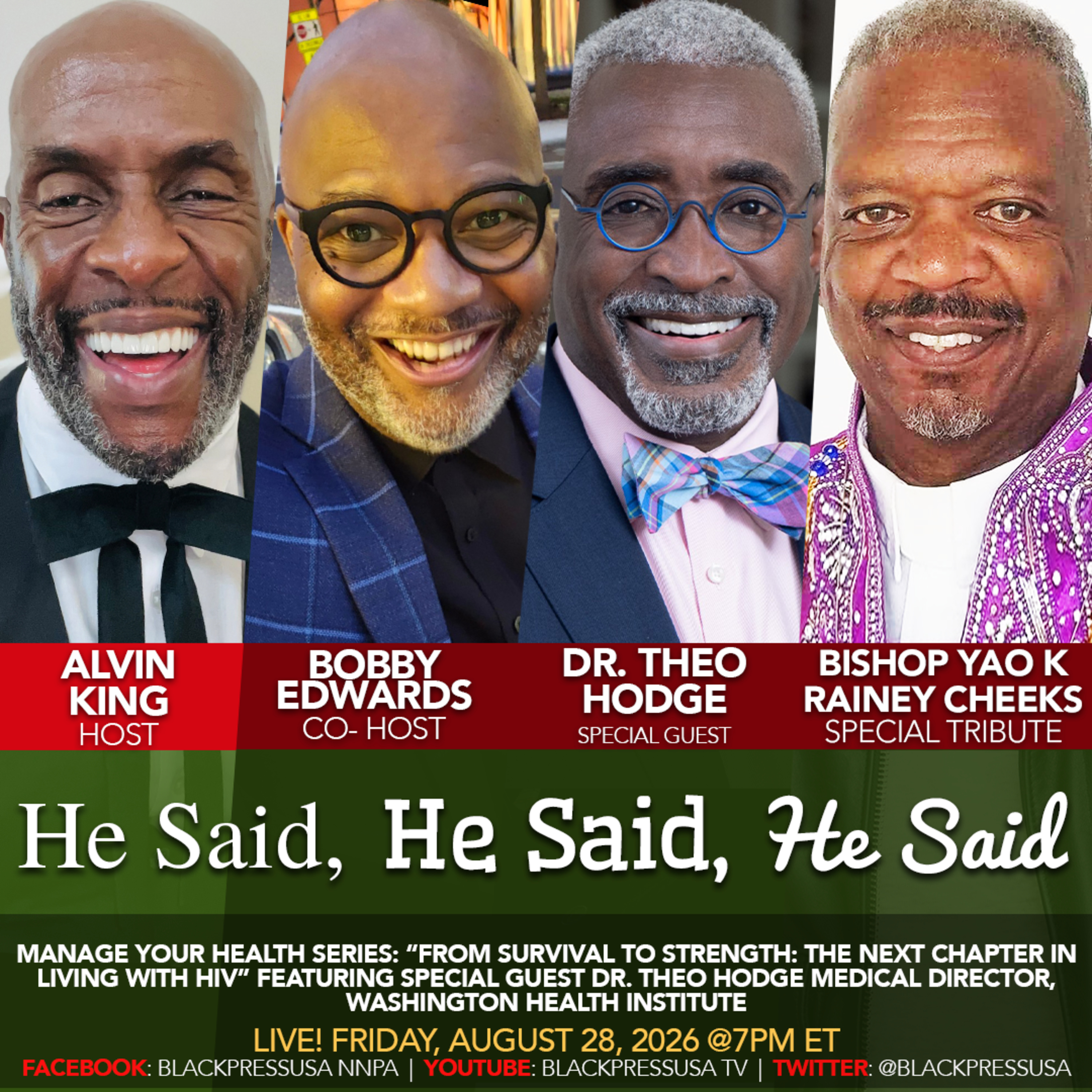 From Survival to Strength: The Next Chapter in Living with HIV” Featuring Special Guest Dr. Theo Hodge Medical Director, Washington Health Institute  episode artwork