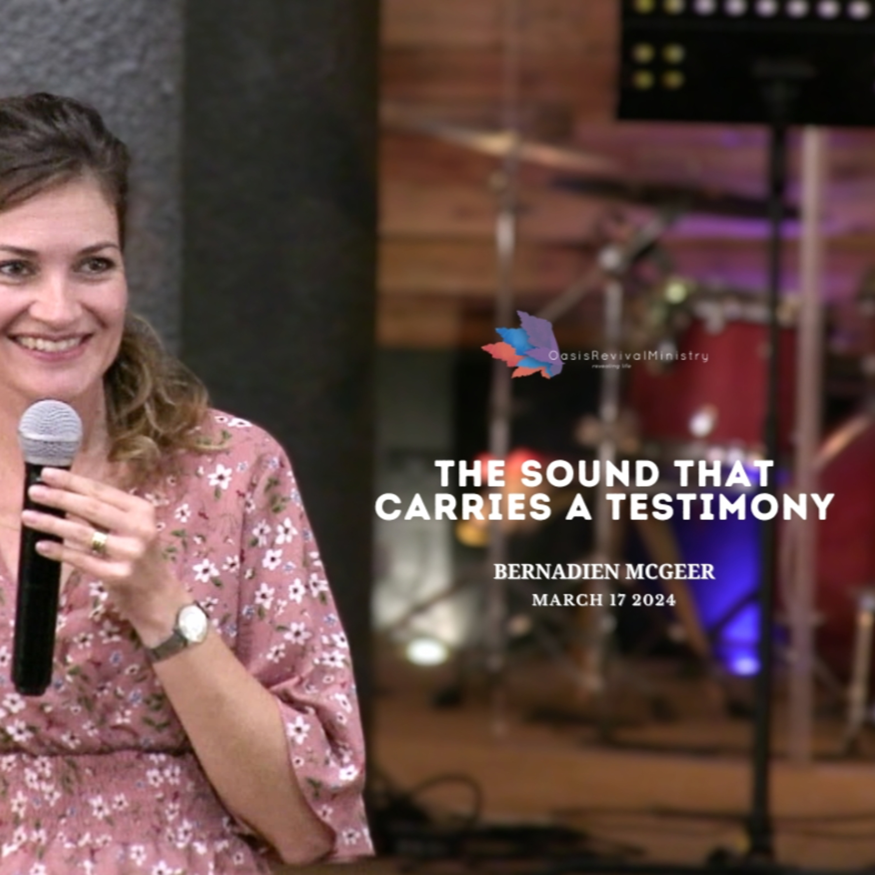 Bernadien McGeer | The Sound That Carries a Testimony | March 17 2024 episode artwork