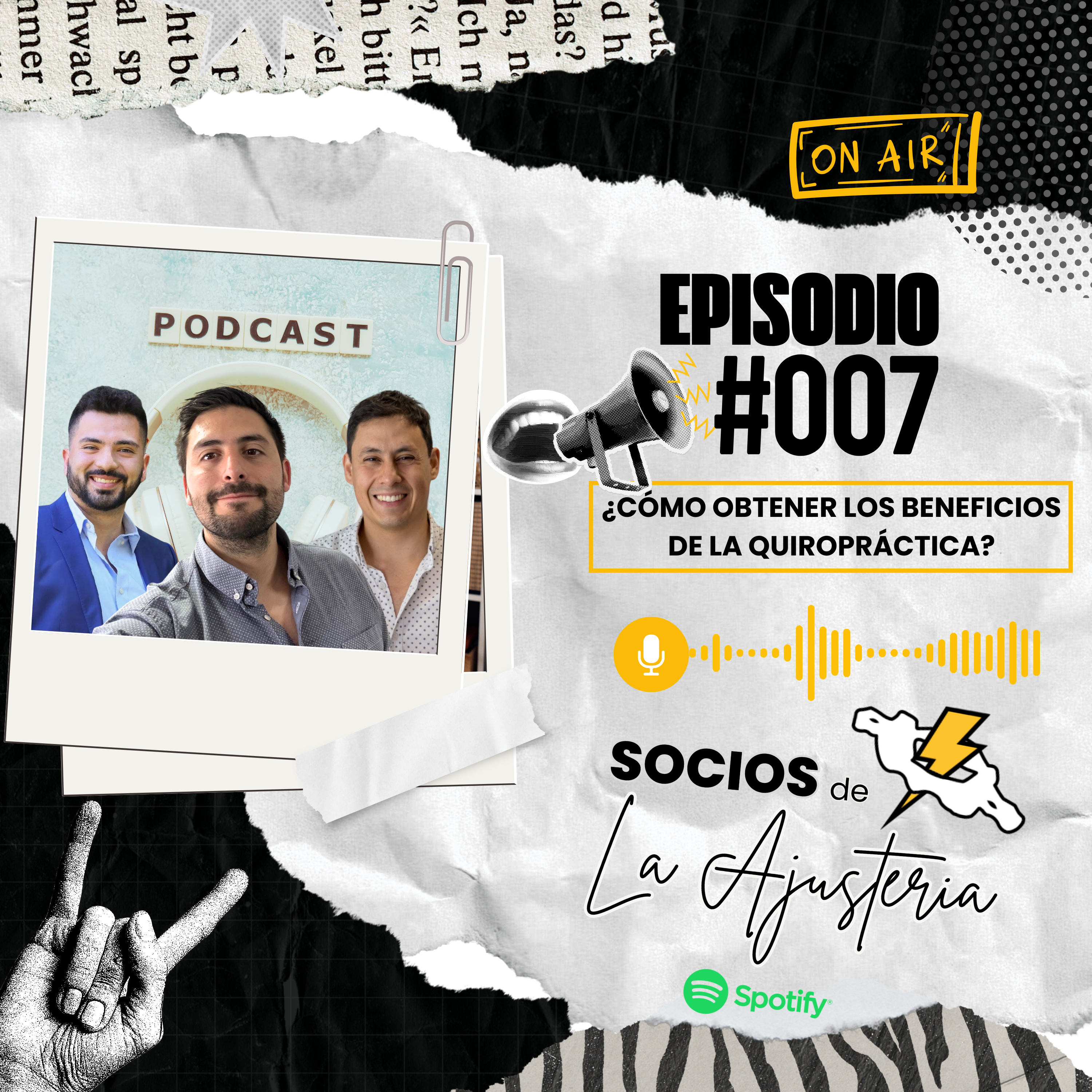 Socios de la Ajusteria - Podcast Quiropráctico