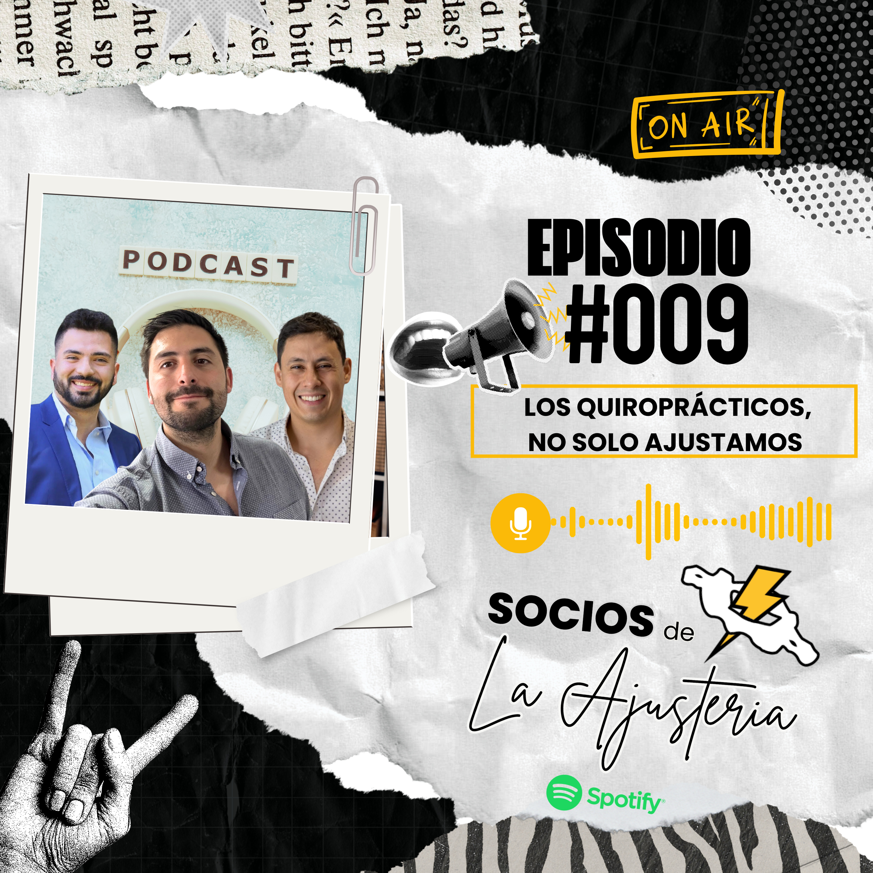 Socios de la Ajusteria - Podcast Quiropráctico