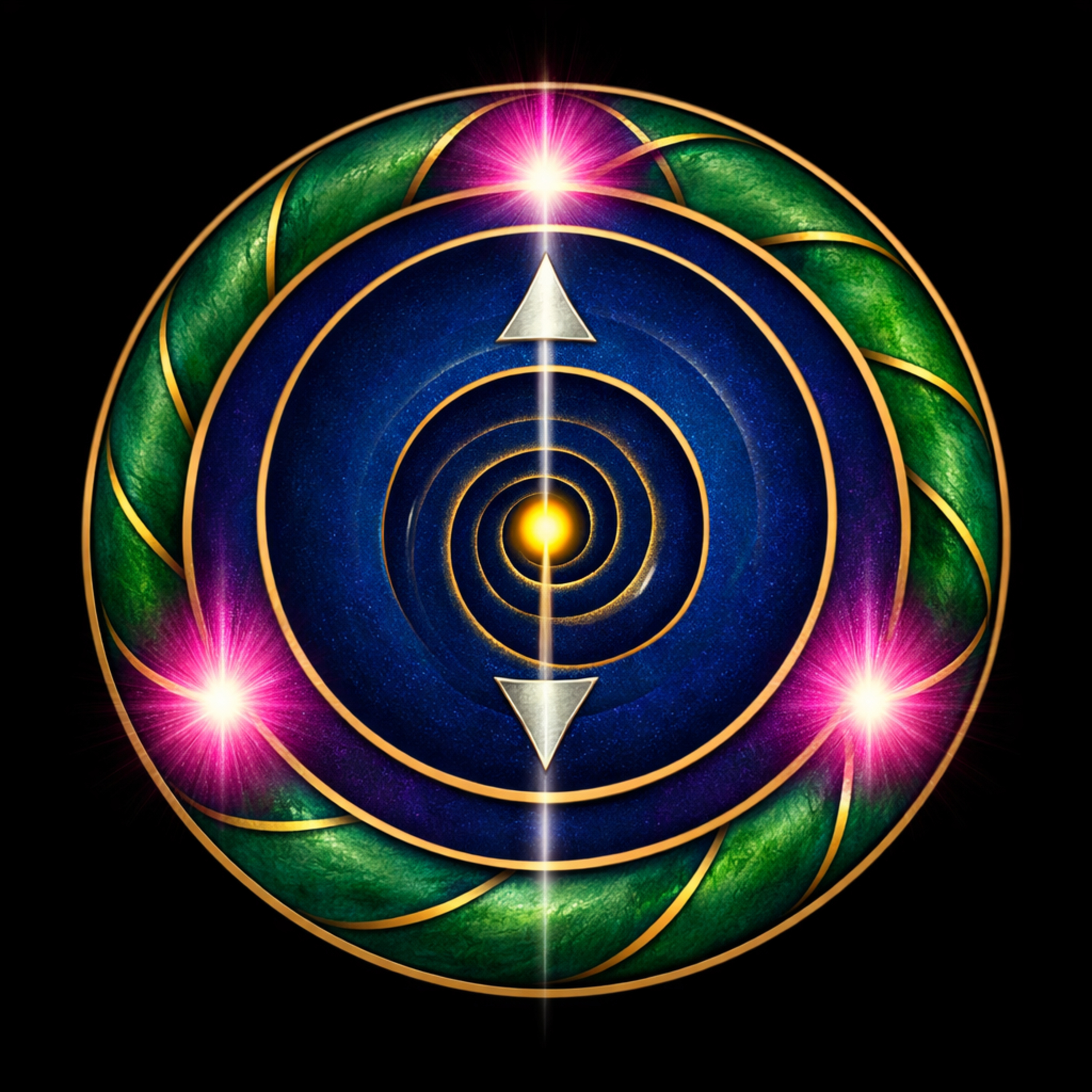 Símbolo portal para soltar, ordenar y renacer