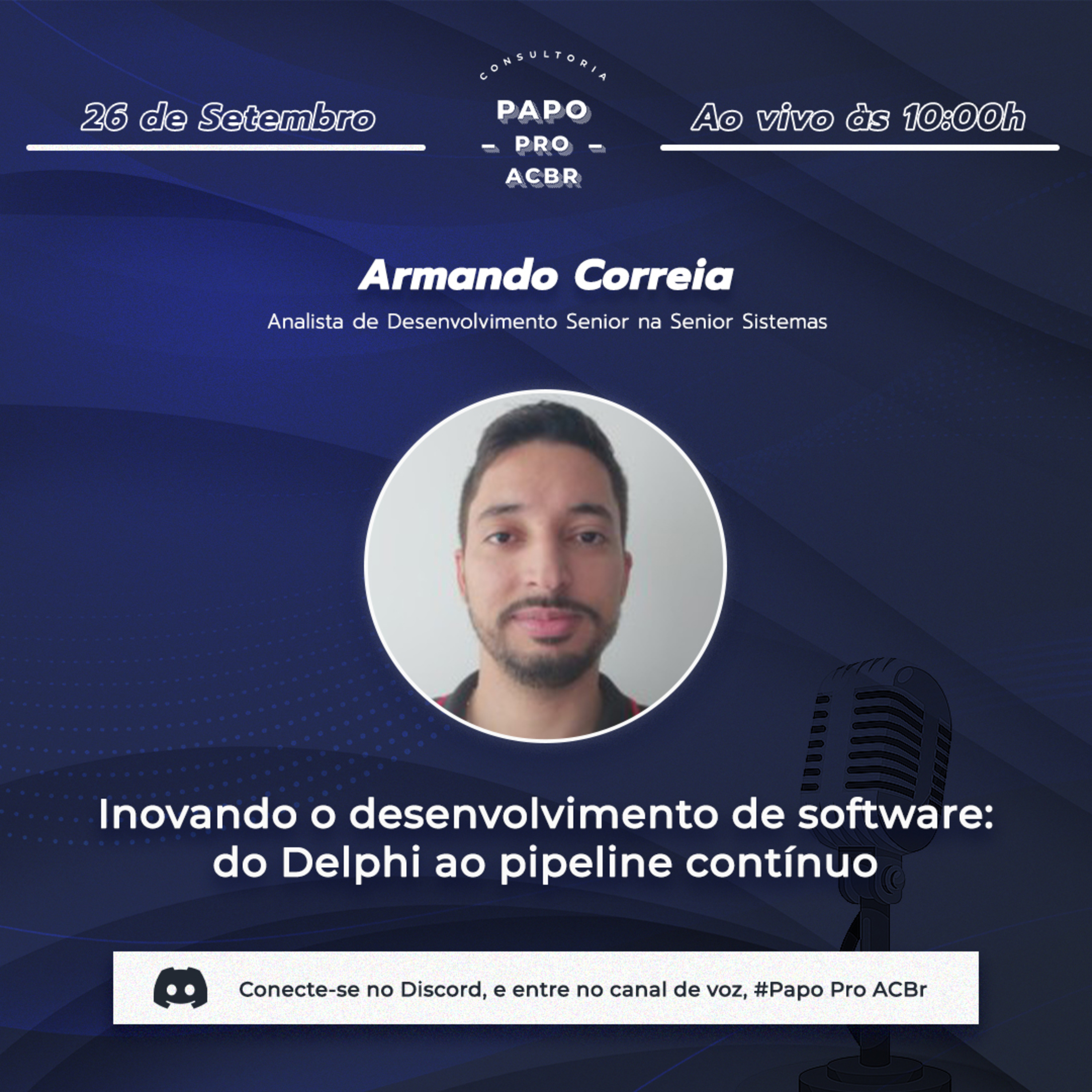 Inovando o desenvolvimento de software: do Delphi ao pipeline contínuo episode artwork