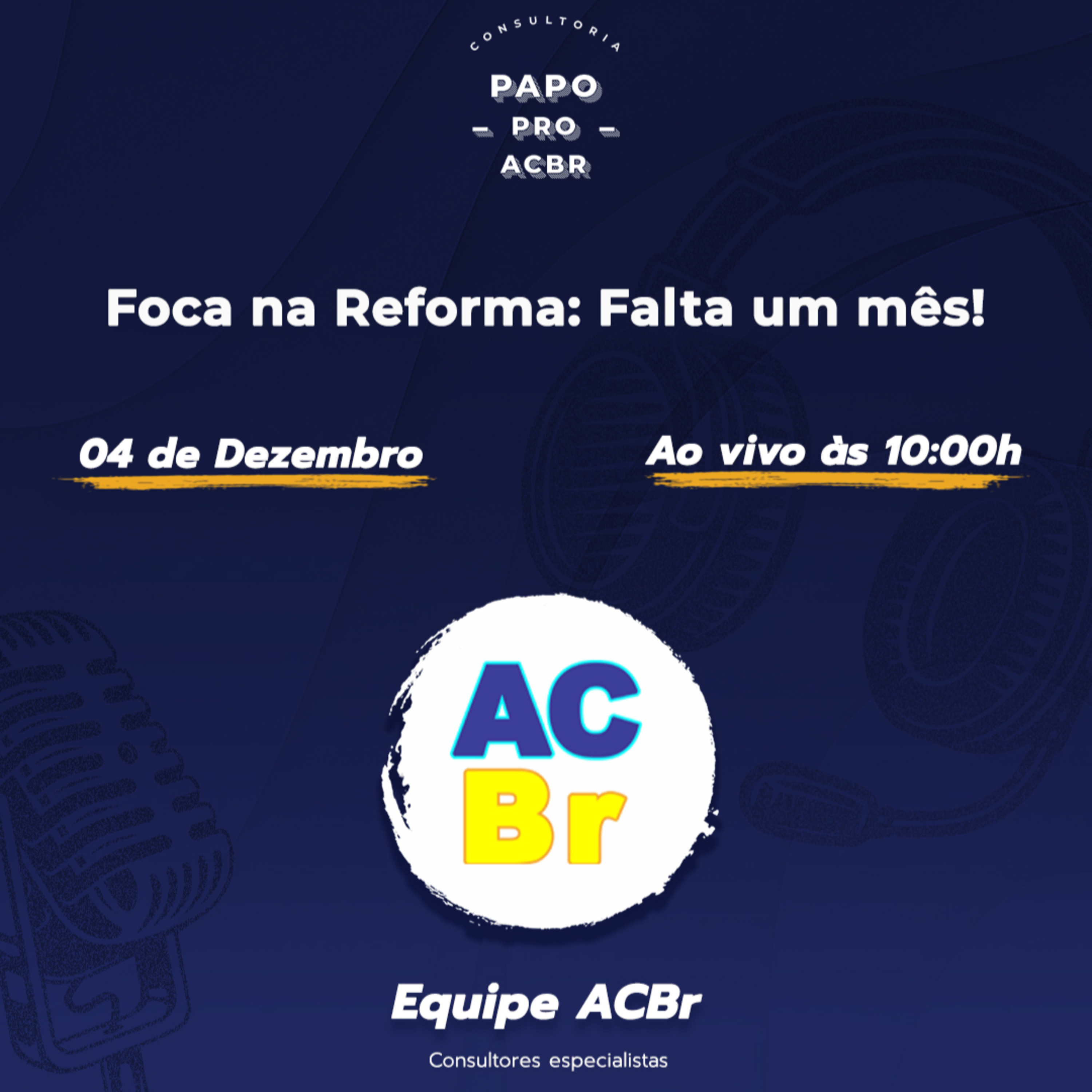 Foca na Reforma: Falta um mês! episode artwork