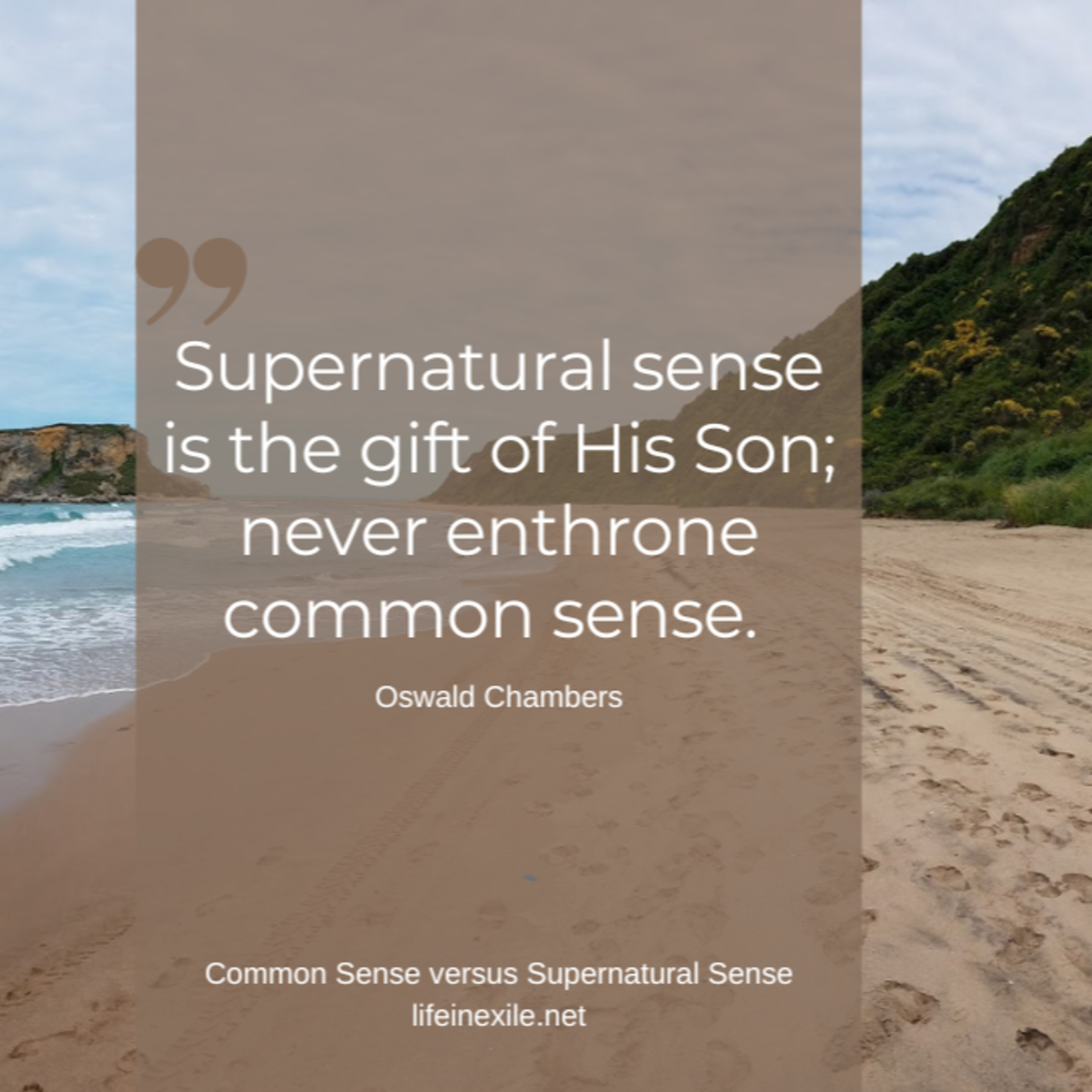 Common Sense Versus Supernatural Sense episode artwork