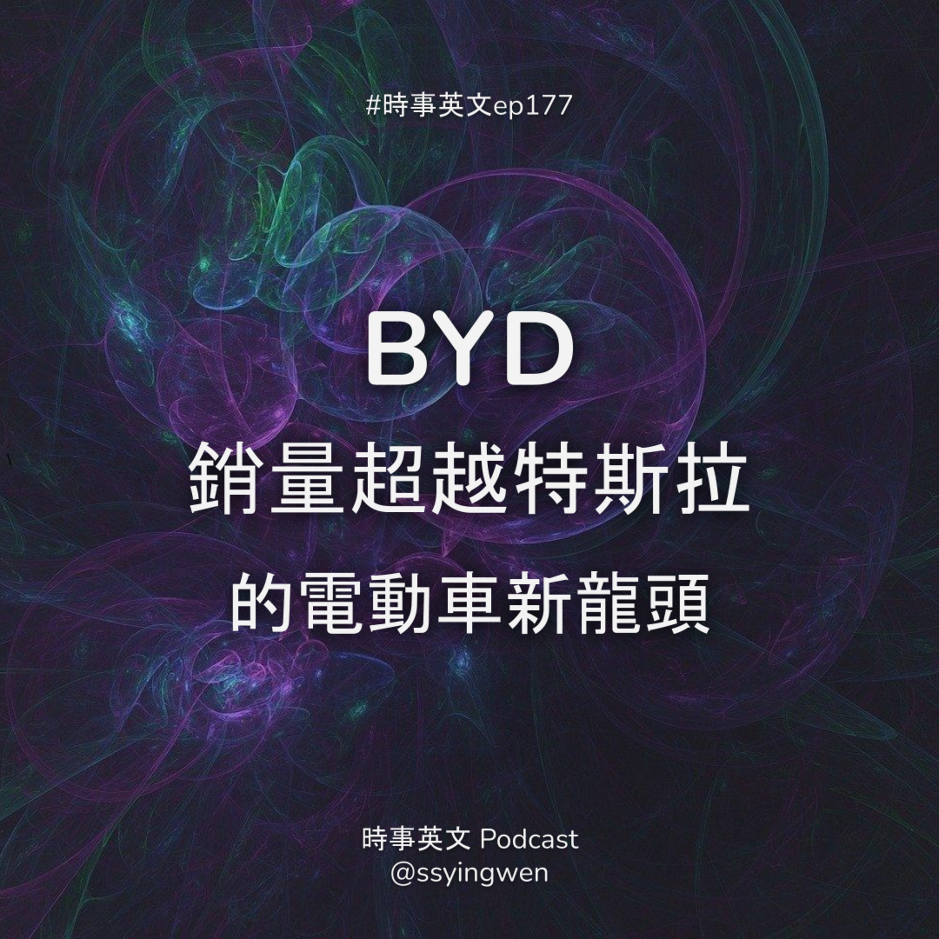 cover of episode #177 🔋 BYD 銷量超越特斯拉的電動車新龍頭