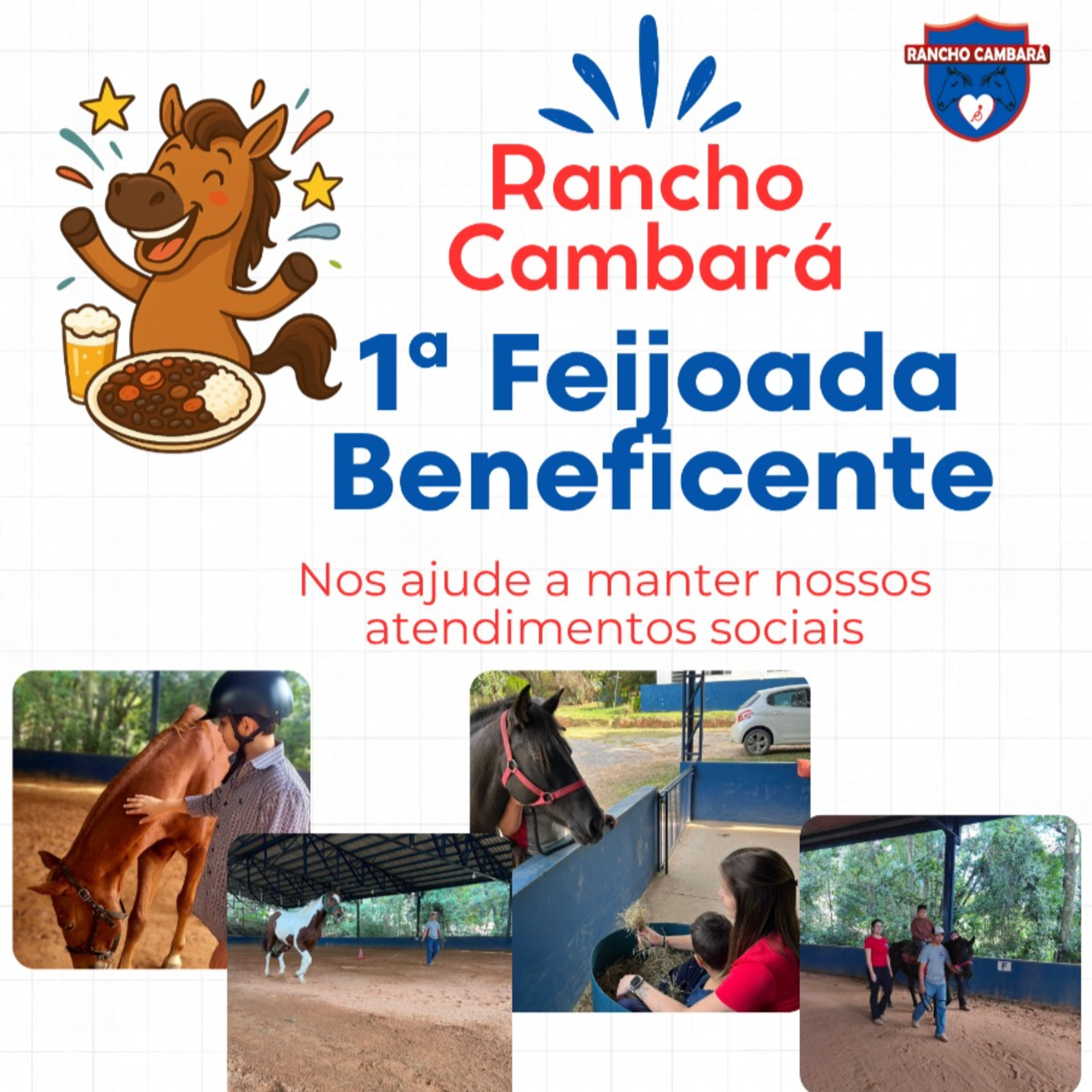 Feijoada beneficente em prol de atendimentos sociais de equoterapia episode artwork