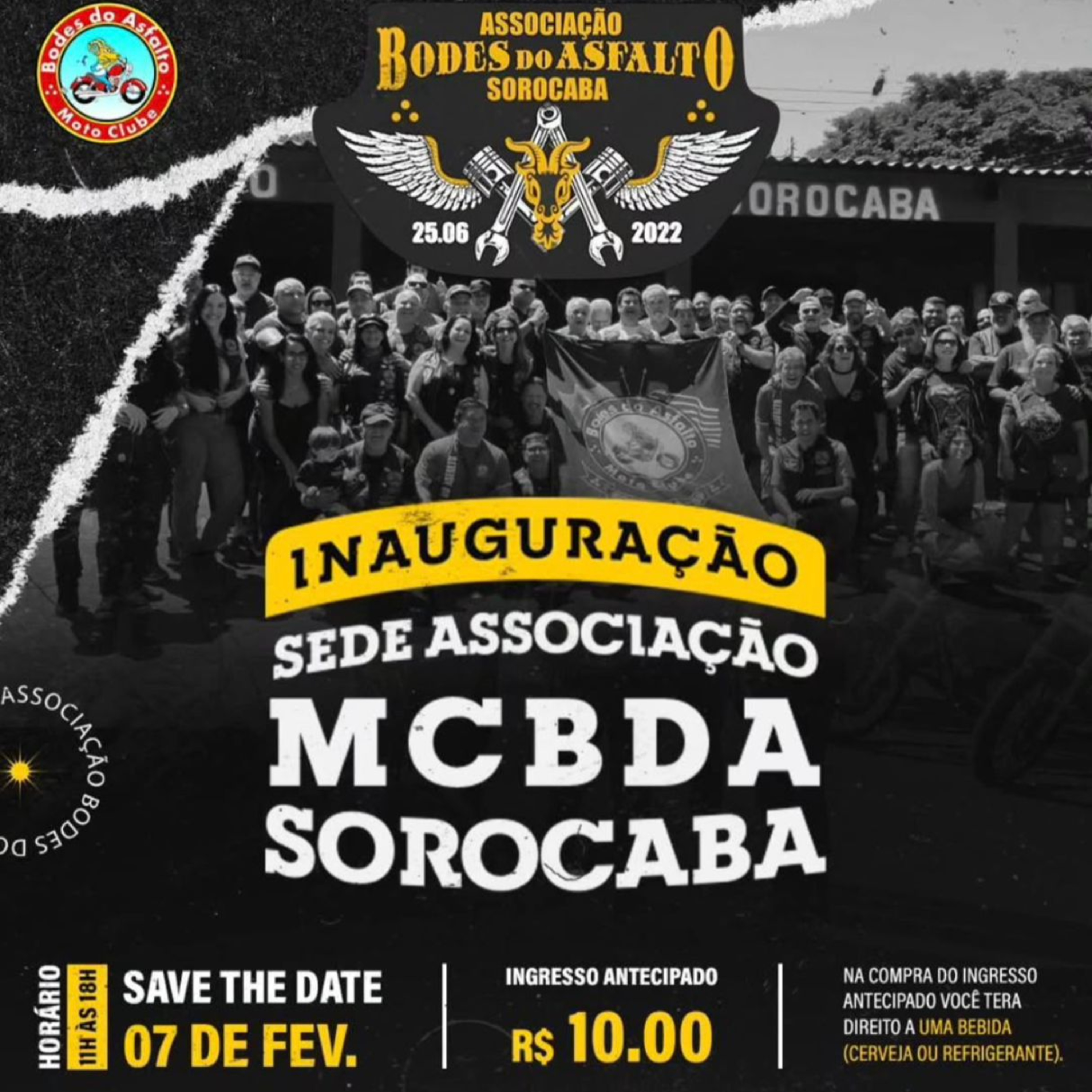 Associação Bodes do Asfalto inaugura sede em Sorocaba neste sábado (7) episode artwork