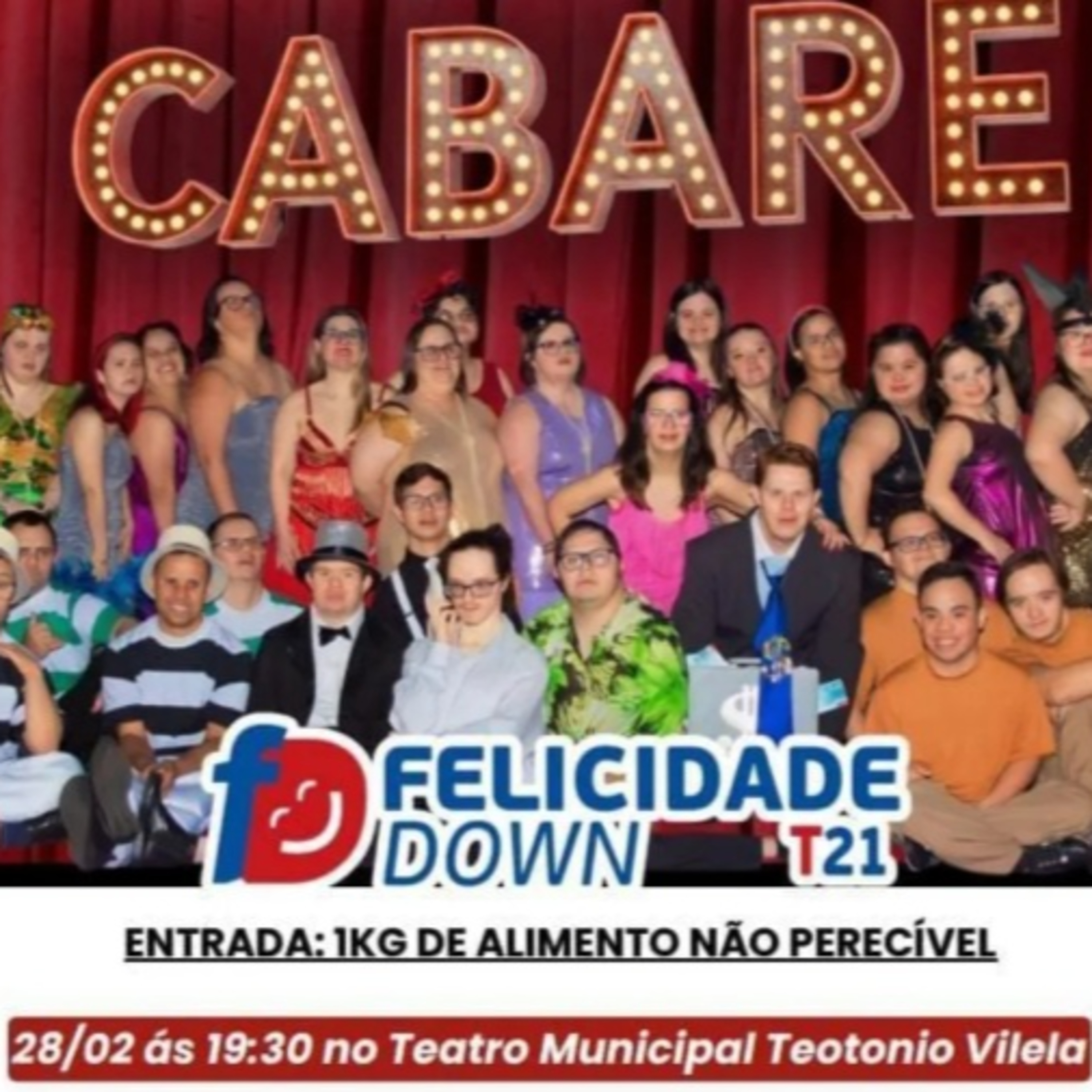 Espetáculo teatral Cabaré: elenco com atores com Síndrome de Down T21 episode artwork